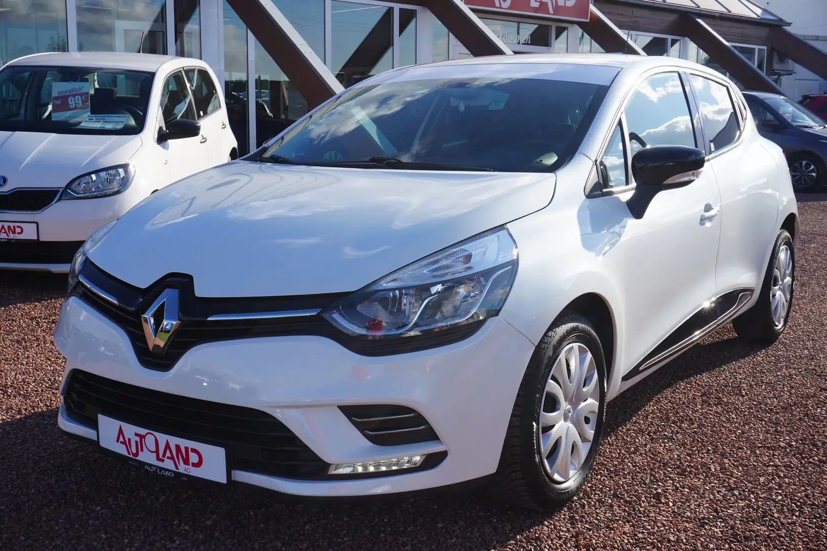 Renault Clio 0.9 TCe Klima PDC Tempomat Sitzheizung Weiß - 2