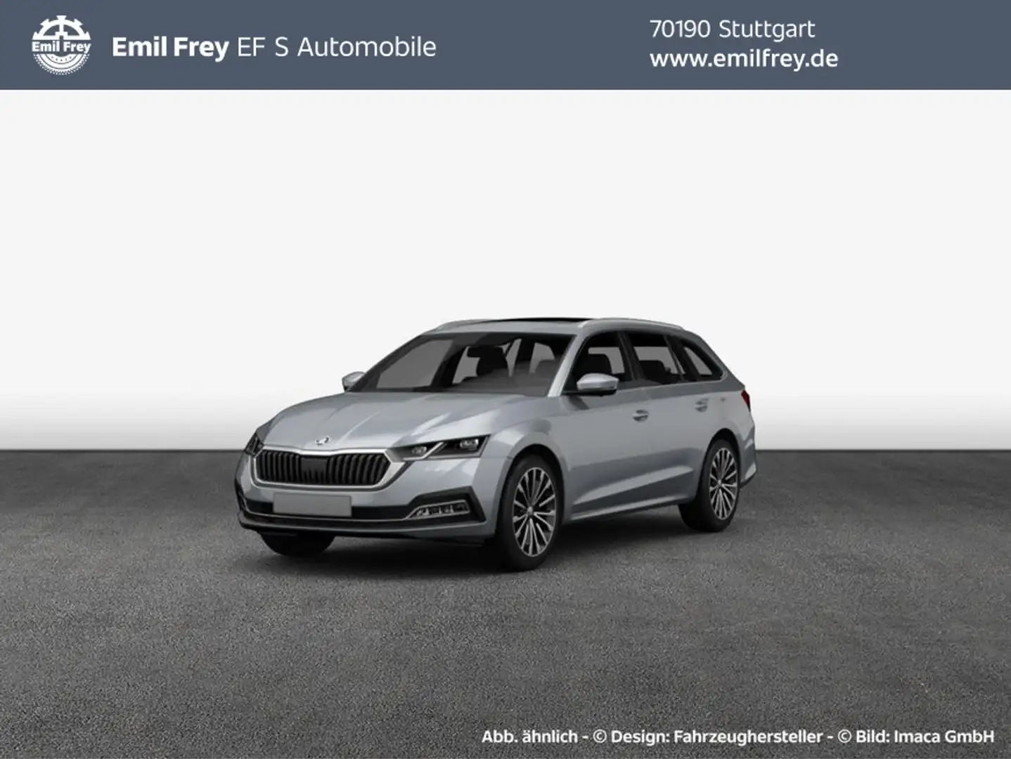 Skoda Octavia Combi 2.0 TDI DSG Tour AHK Panorama Silber - 1