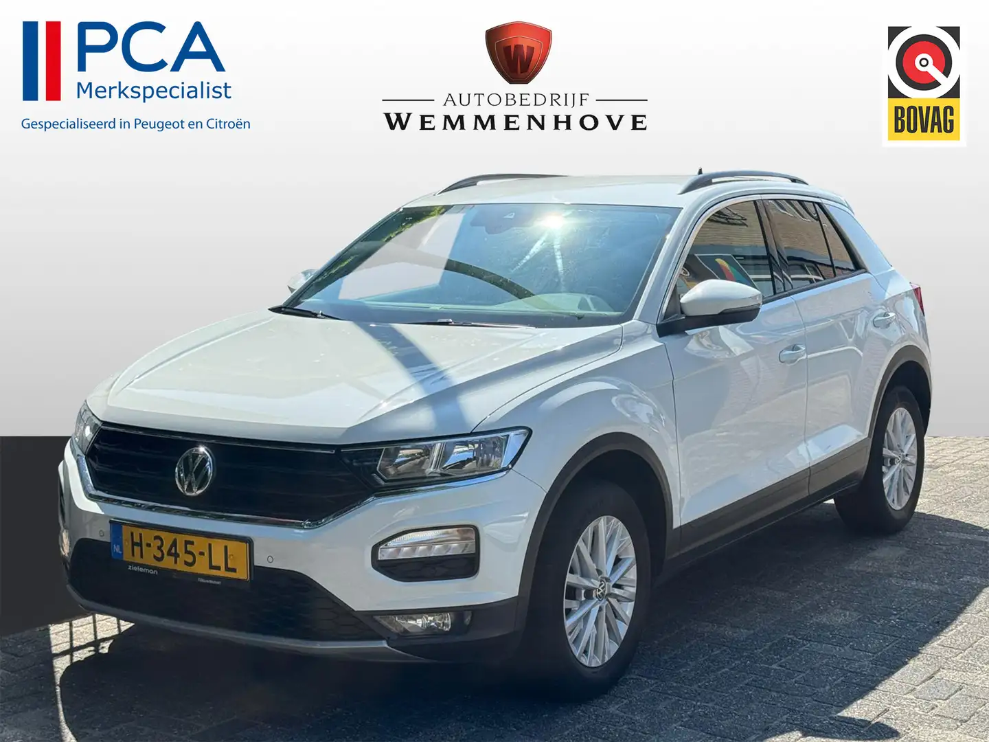 Volkswagen T-Roc 1.0 TSI Style Airco/Lichtmetalen velgen/Navi/Apple Weiß - 1
