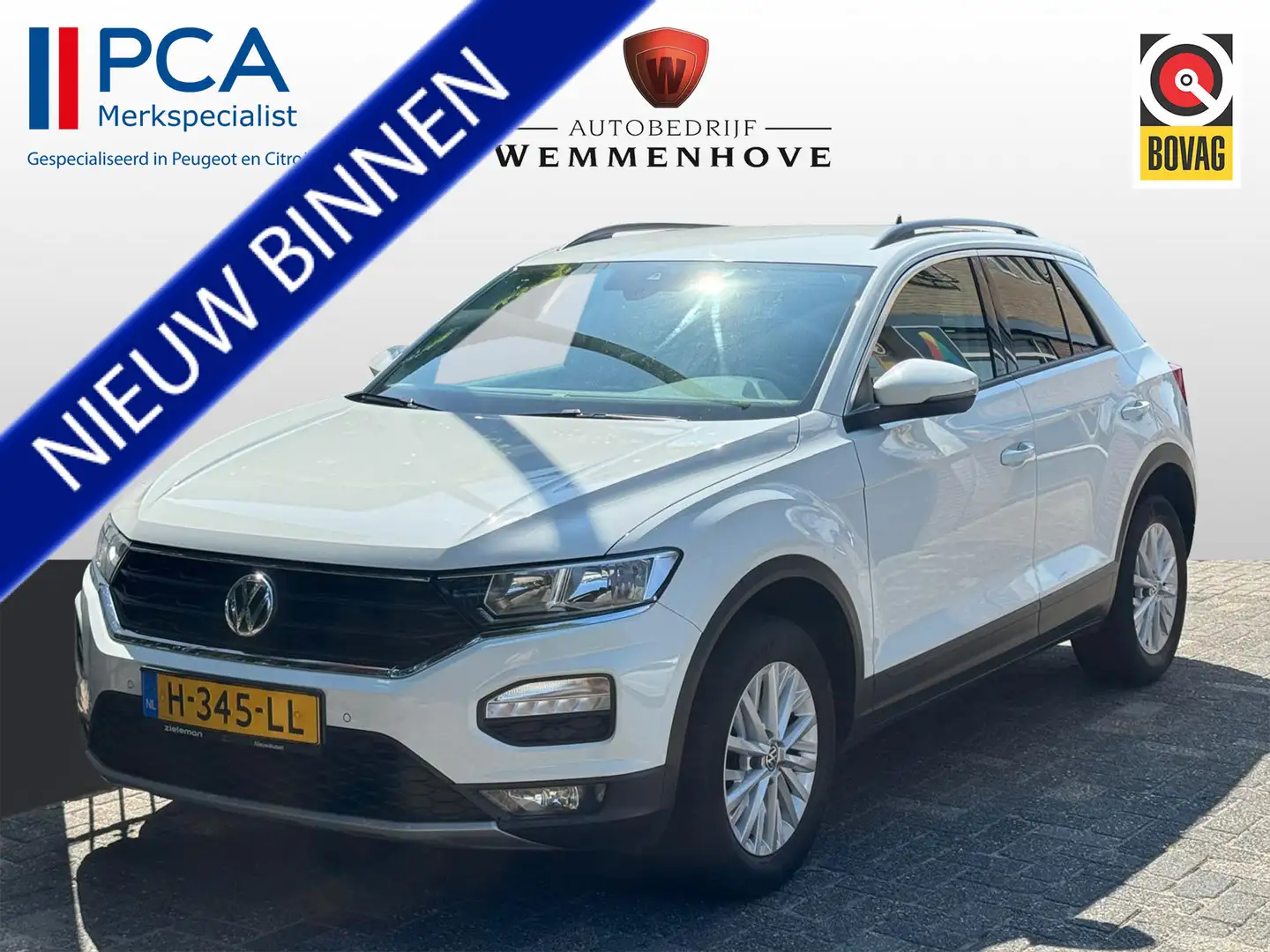 Volkswagen T-Roc 1.0 TSI Style Airco/Lichtmetalen velgen/Navi/Apple Wit - 1