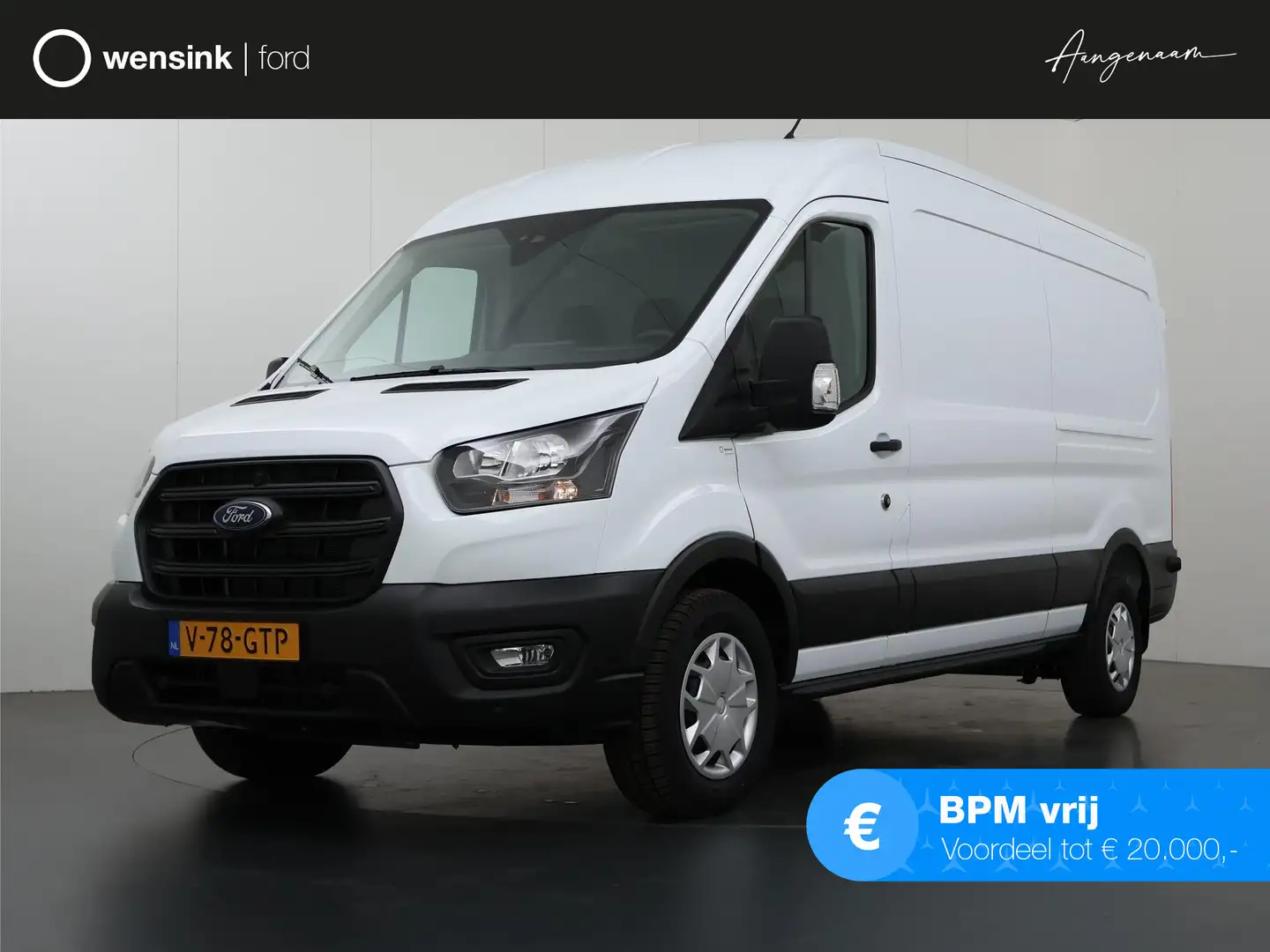 Ford Transit 350 2.0 TDCI | L3 H2 | Trend | Navigatie | Stoelve Blanc - 1