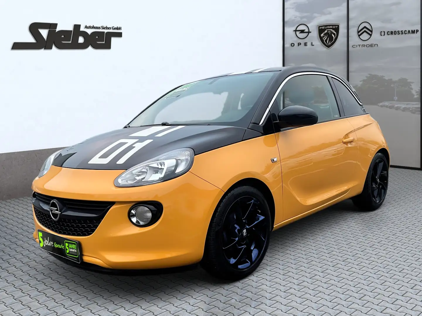 Opel Adam 1.2 Black Jack Sitzhzg Lenkradhzg Tempomat Arancione - 2