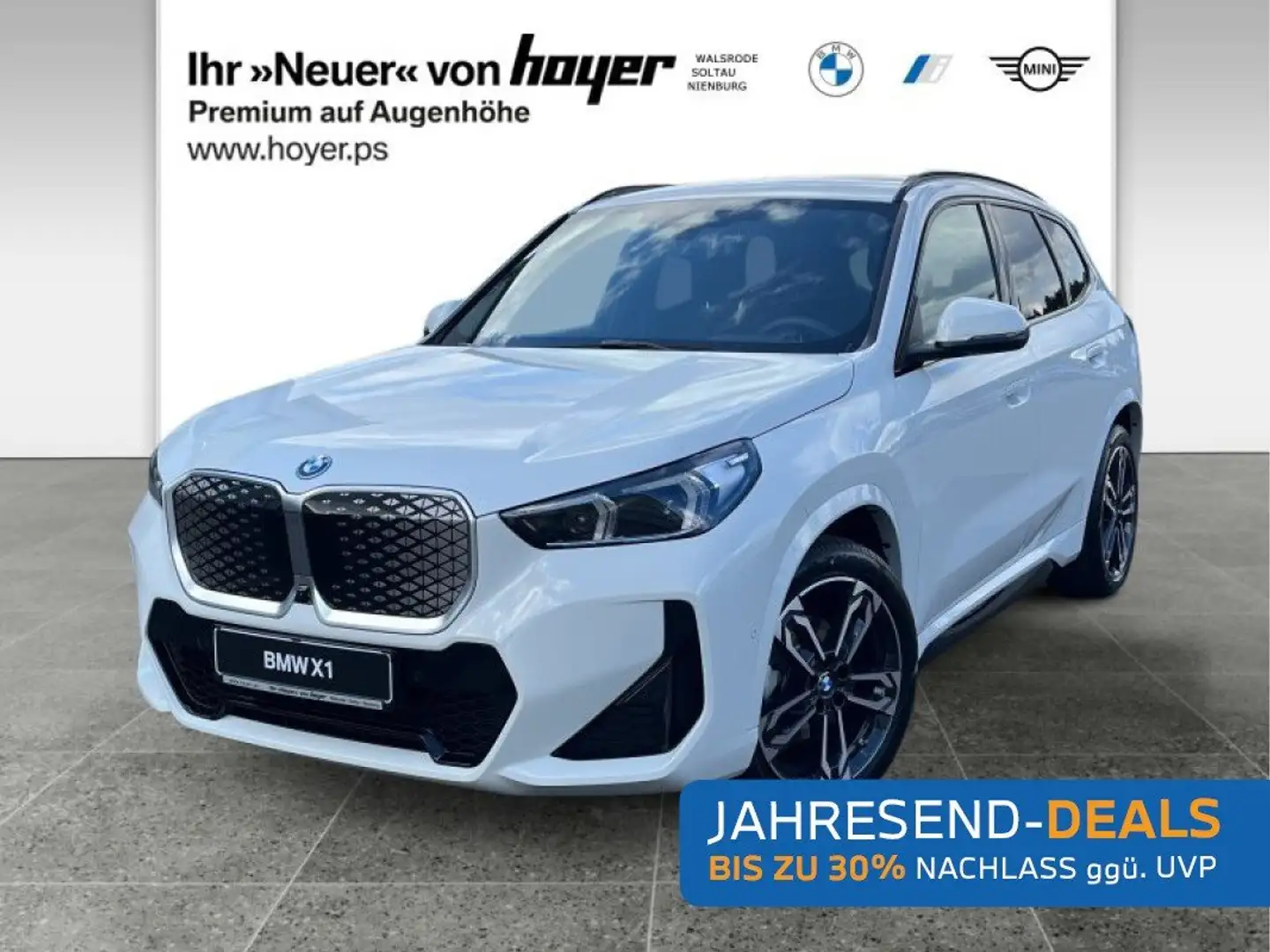 BMW iX1 eDrive20 M Sportpaket AHK LED HUD Head-Up Blanc - 1