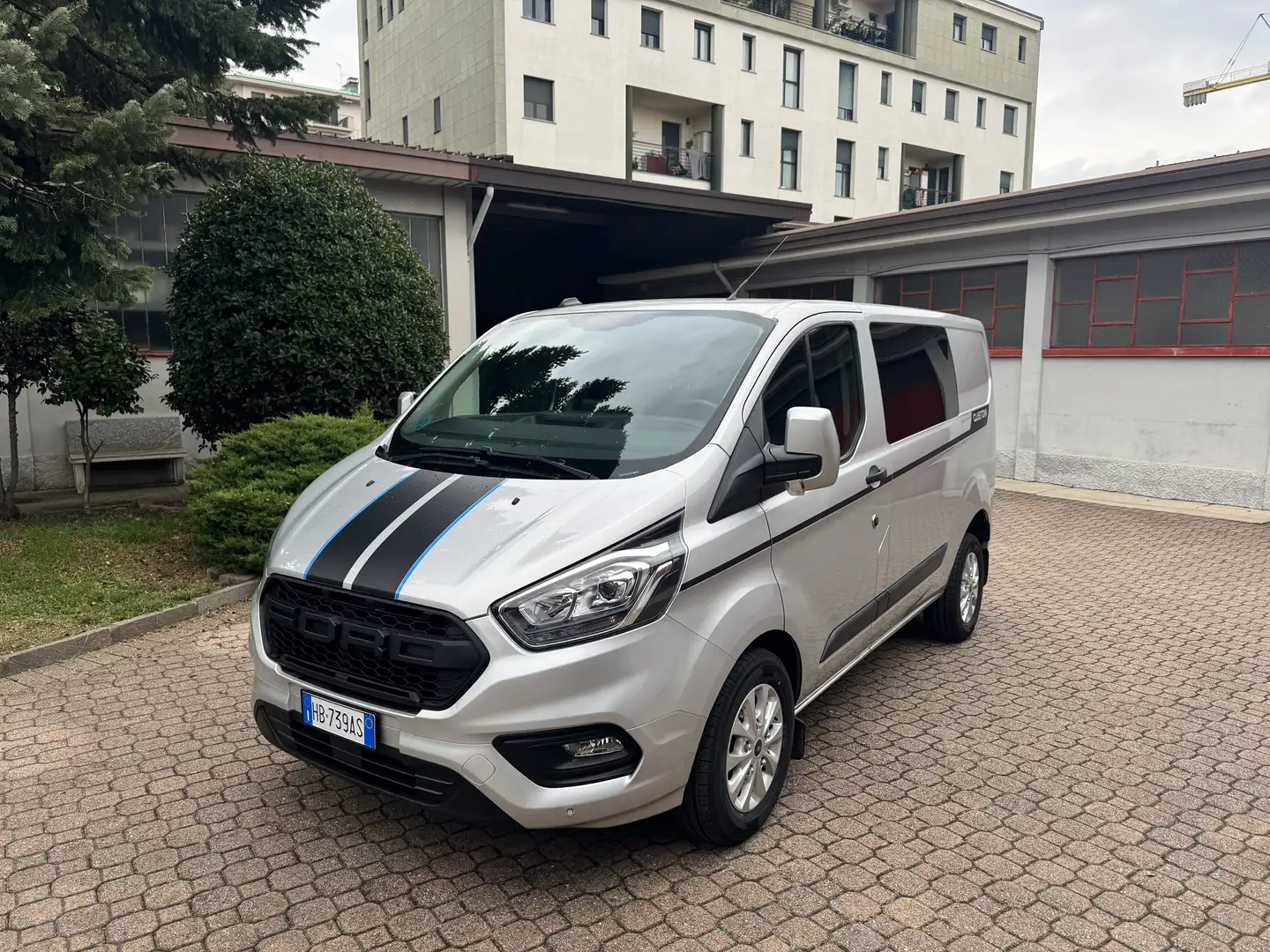 Ford Transit Custom 6 POSTI Argento - 1