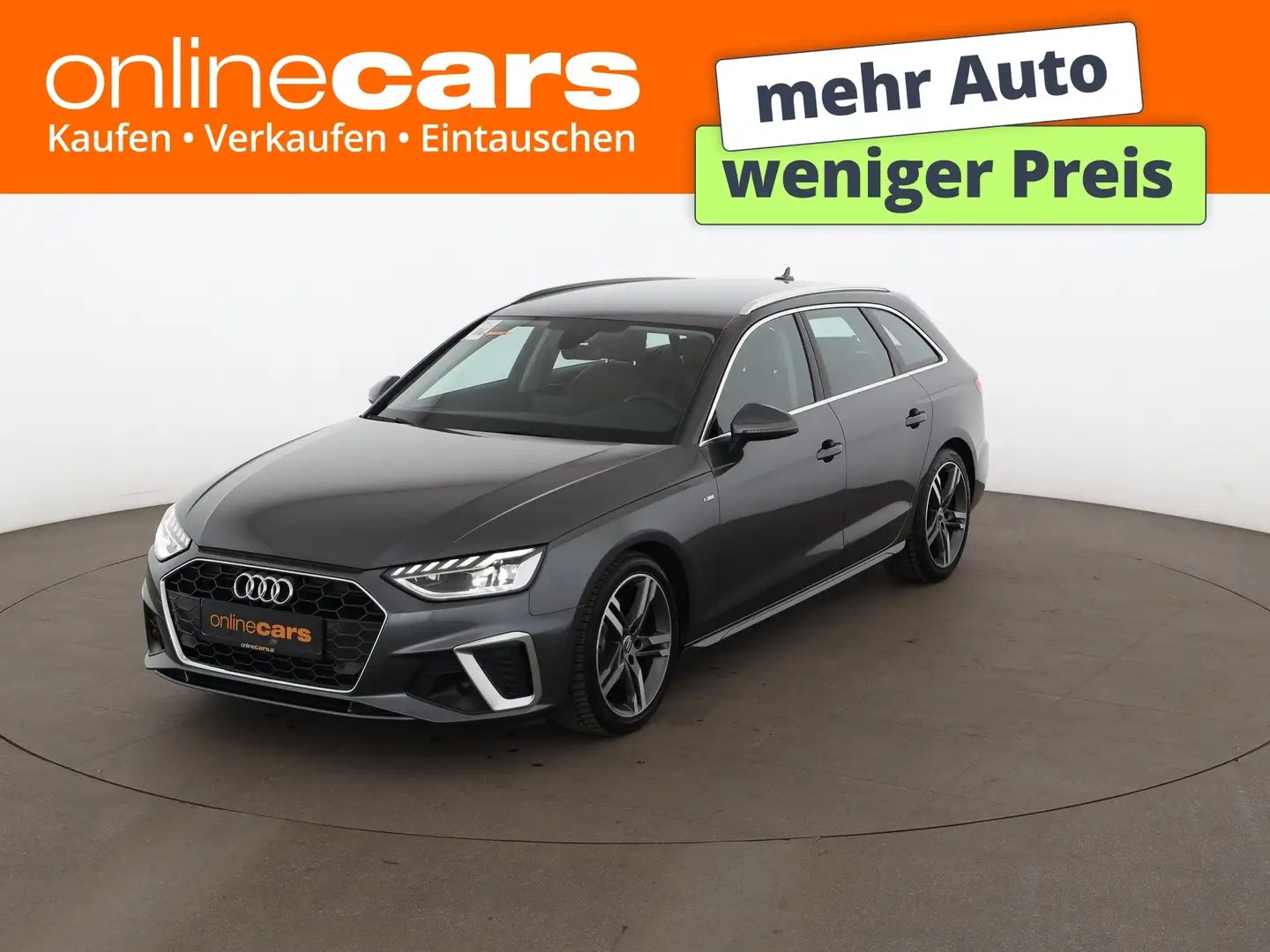Audi A4 Avant 35 TFSI S-Line Aut LED LEDER SITZHZG NAV Grau - 1