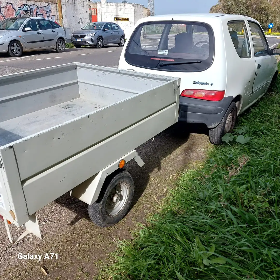 Fiat Seicento Seicento I 2001 1.1 con carrello appendice Blanco - 1