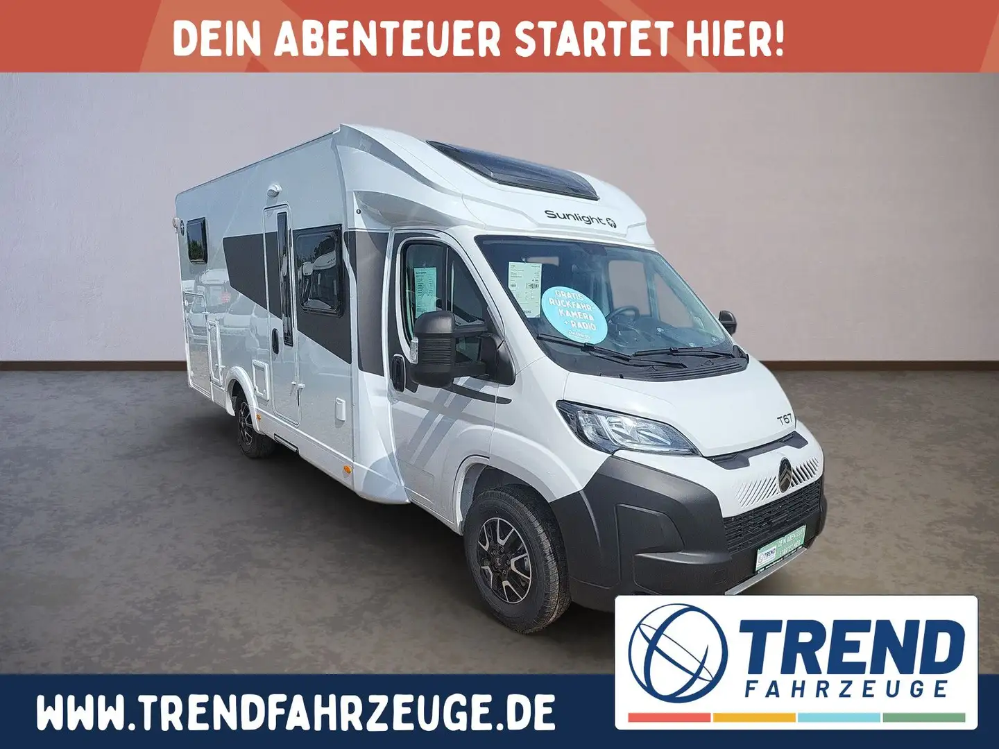 Sunlight T 67 T67 Family Edition *Radio/Kamera GRATIS Weiß - 1