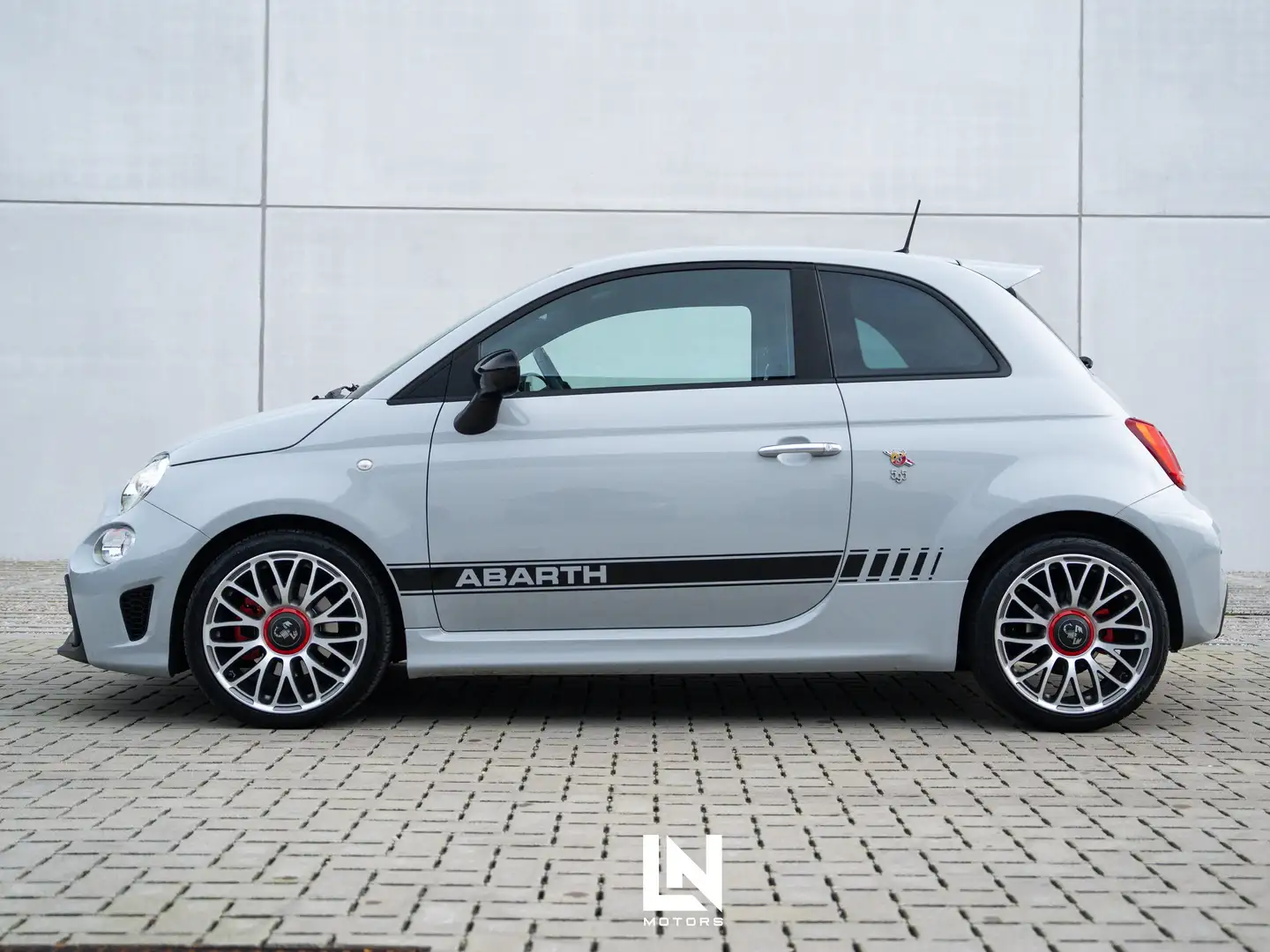 Abarth 595 Alcantara Zetels | Parkeersensoren | .. Gris - 2