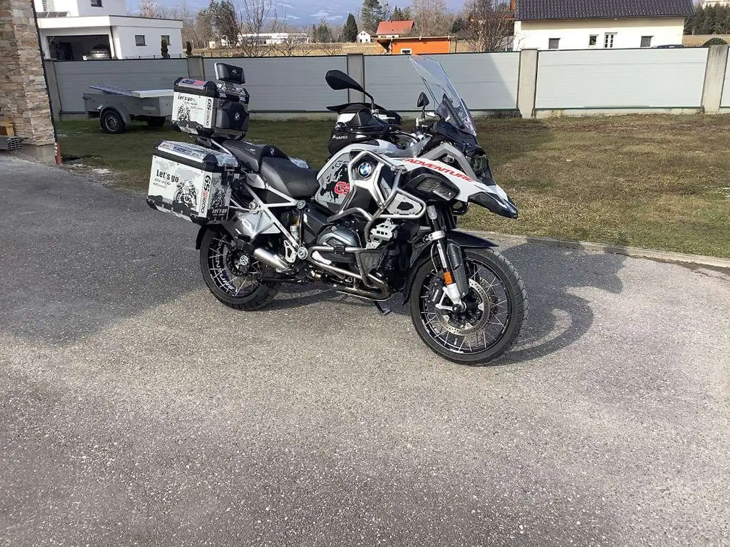 BMW R 1200 GS Adventure ABS Vollausstattung Blanc - 1