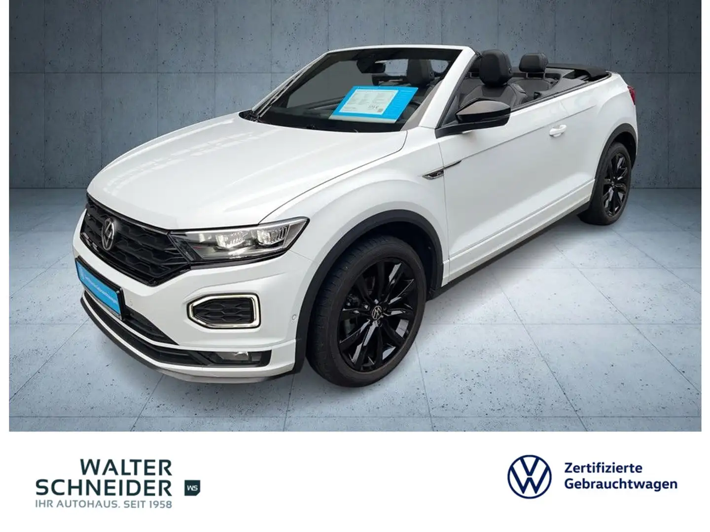Volkswagen T-Roc 1.5 TSI DSG R-Line Navi LED AHK Weiß - 1