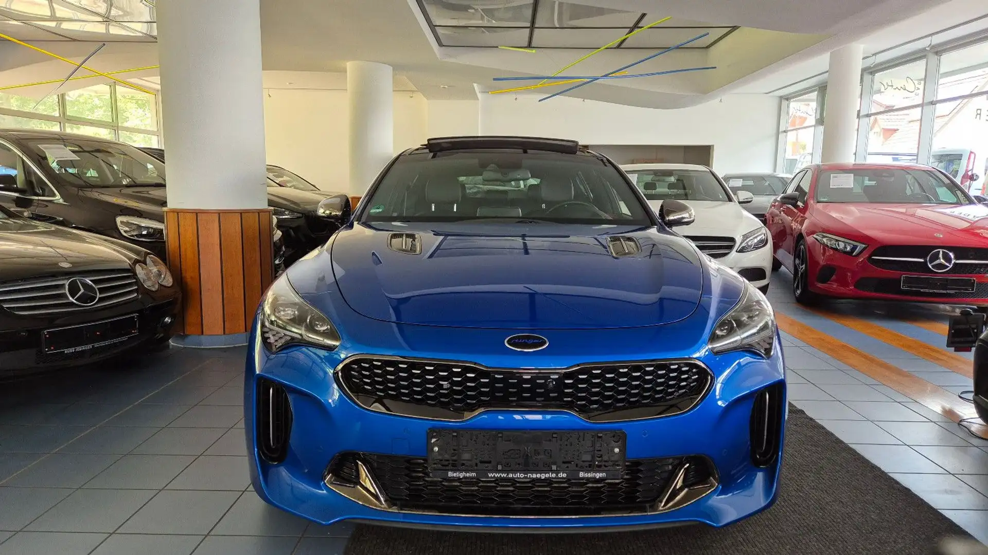 Kia Stinger GT 4WD/Pano/Vollausstattung/Garantie Blauw - 2