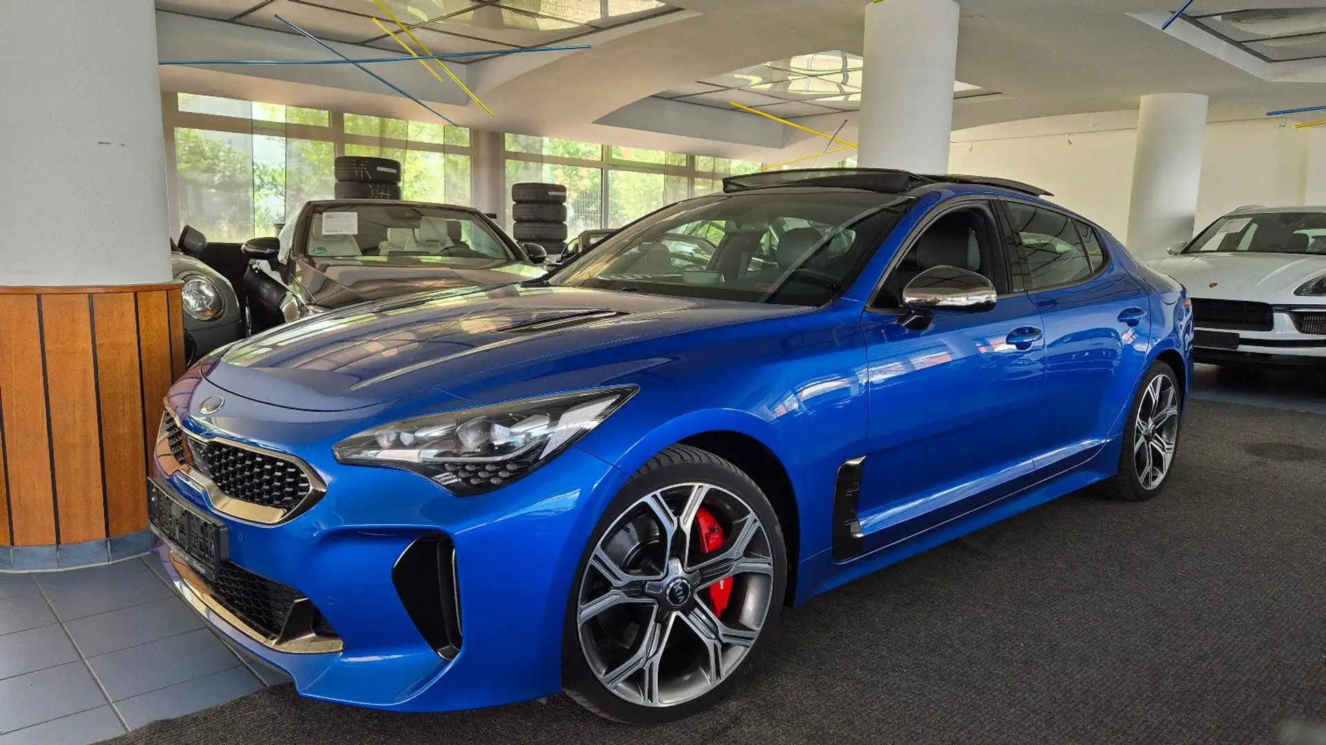Kia Stinger GT 4WD/Pano/Vollausstattung/Garantie Blauw - 1