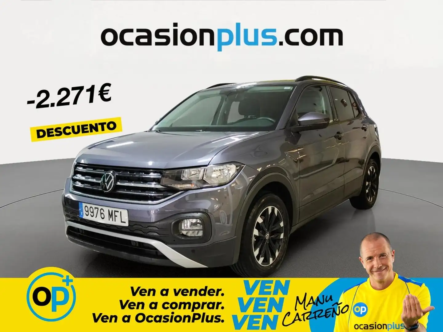 Volkswagen T-Cross 1.5 TSI Sport DSG7 110kW Gris - 1