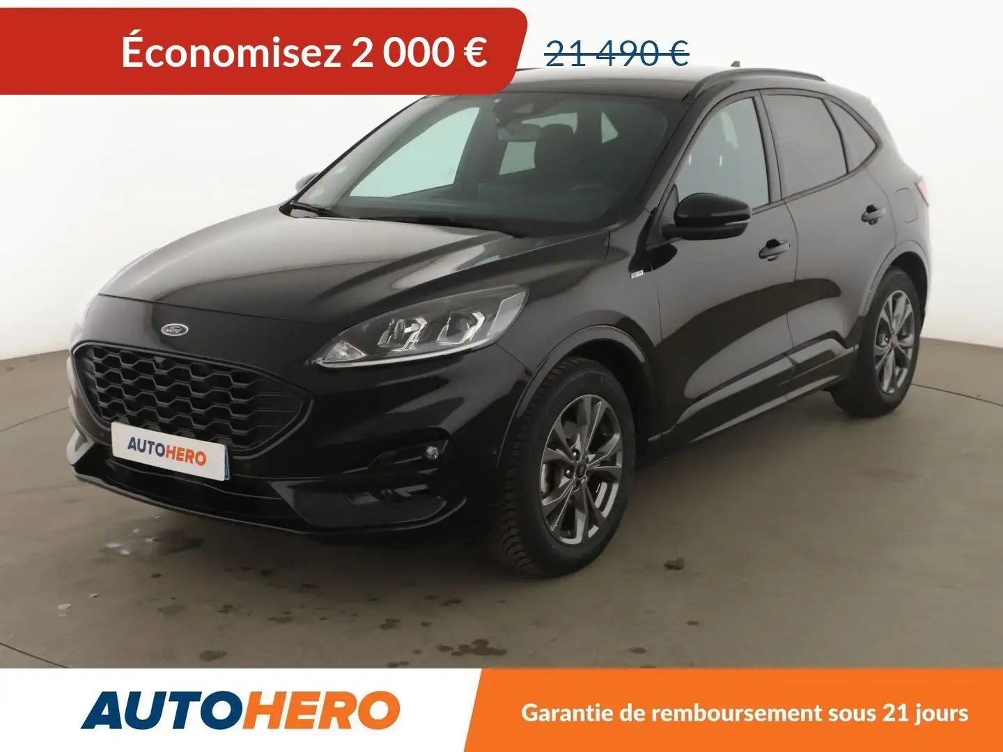 Ford Kuga 1.5 EcoBlue ST Line Auto Noir - 1