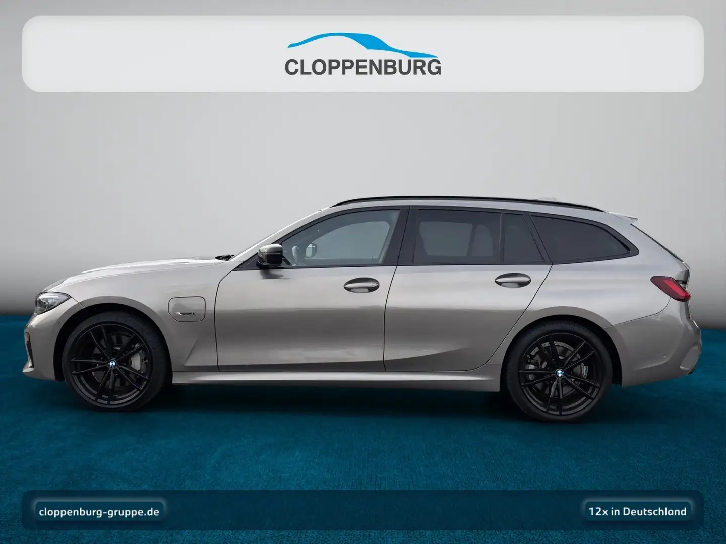 BMW 330 e Touring M Sportpaket Head-Up+AHK+Navi+Laser Grau - 2