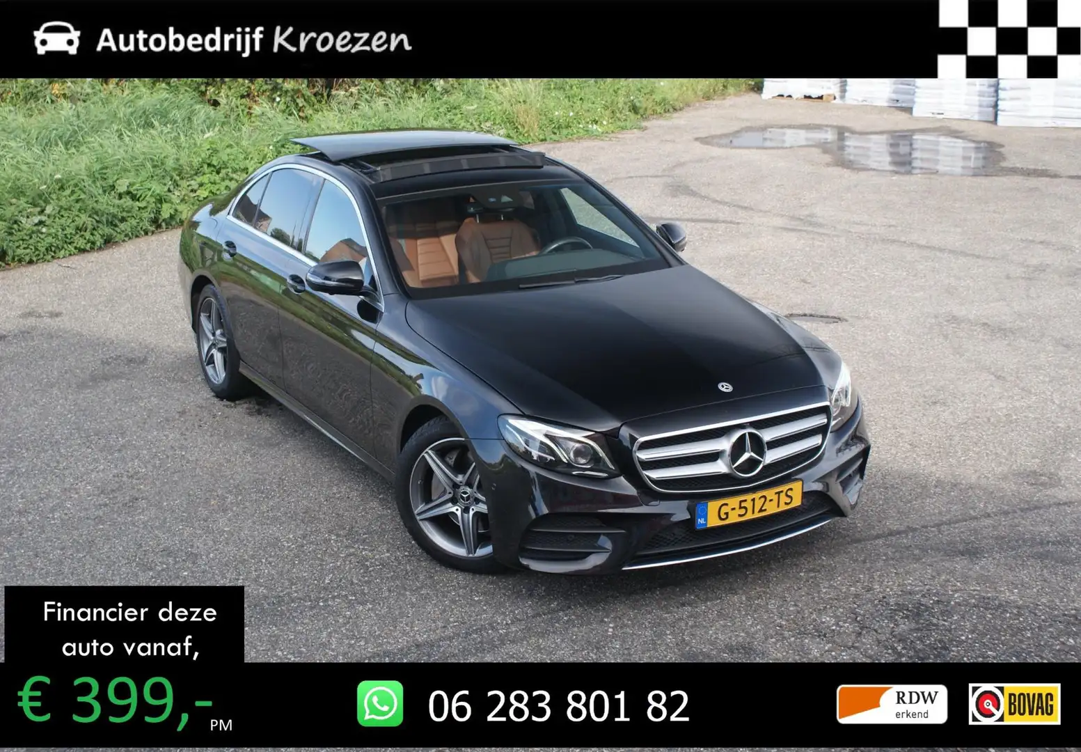 Mercedes-Benz E 200 d ///AMG Pakket | Pano | Incl BTW | Sfeer verlicht Noir - 1