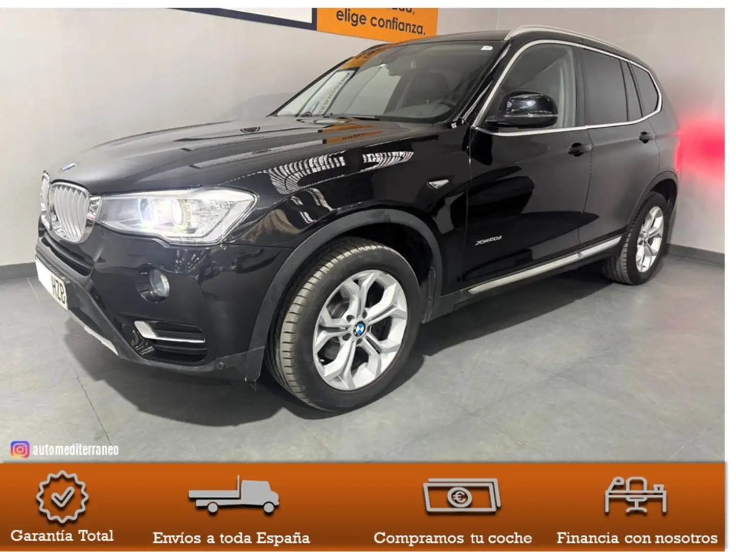 BMW X3 xDrive20d Schwarz - 1