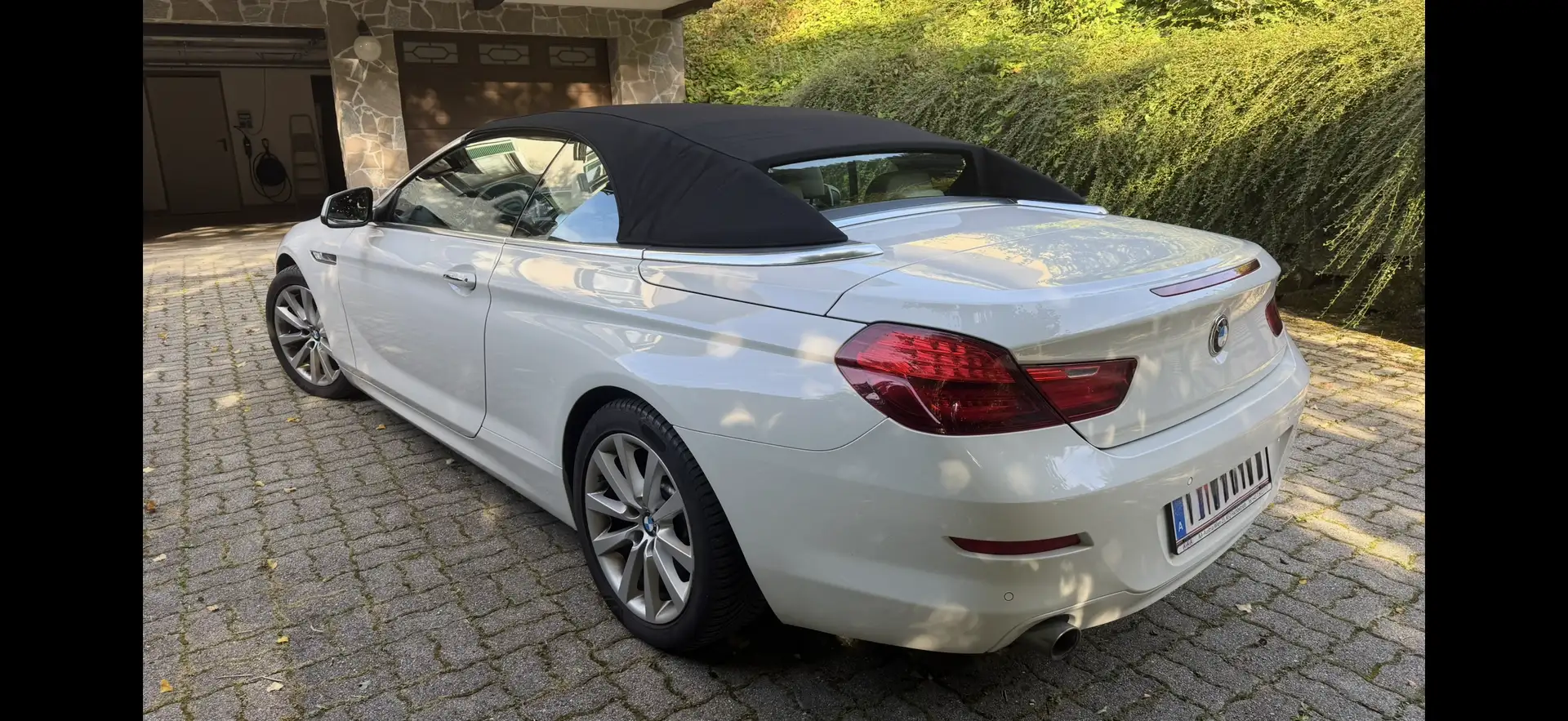 BMW 640 640d Cabrio Aut. Weiß - 2
