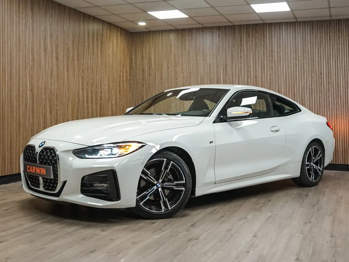 BMW 420 420dA Coupé Blanc - 1