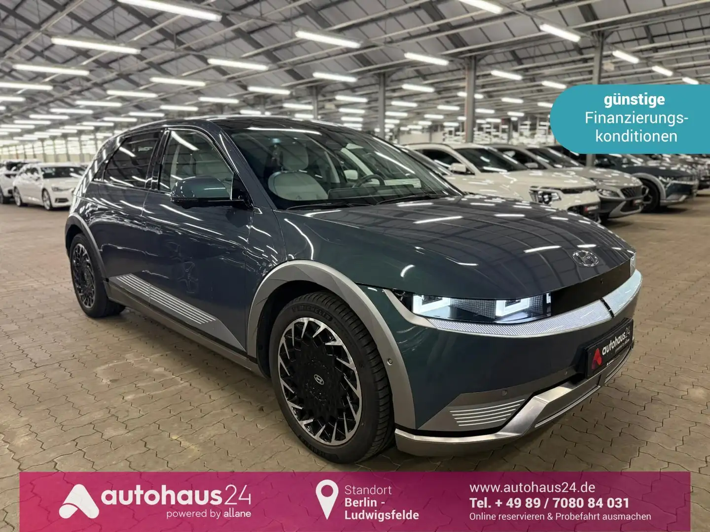 Hyundai IONIQ 5 Uniq 72,6 kWh|Kamera|HeadUp Blau - 1