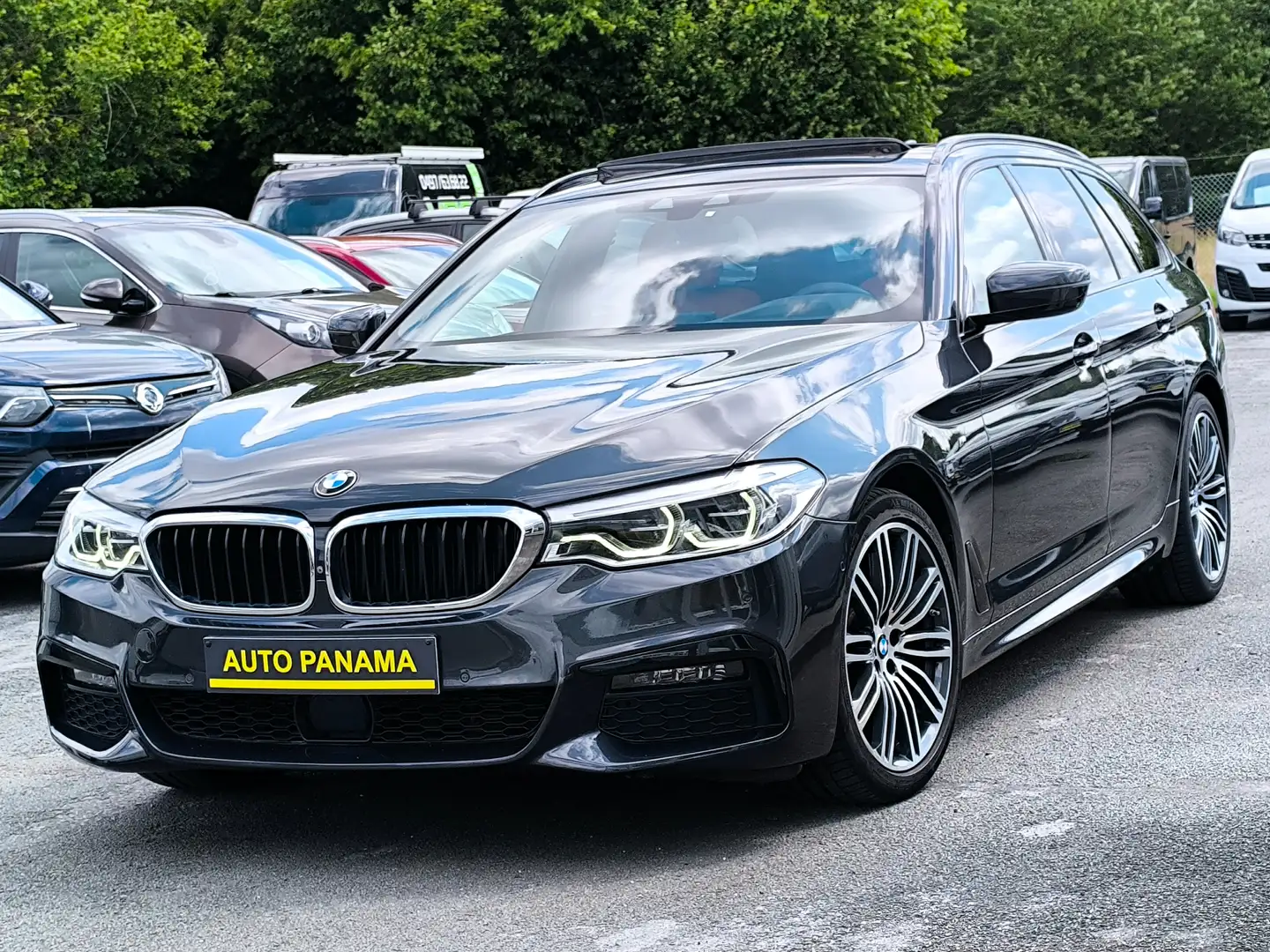 BMW 520 dA BREAK PACK M SPORT CUIR GPS COCKPIT T;PANO HUD Noir - 1