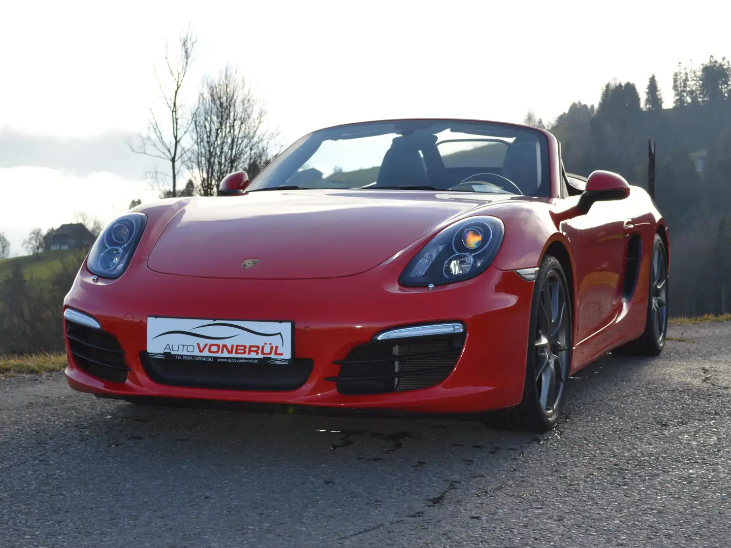 Porsche Boxster 6 Zylinder, Sportauspuff, Sport Chrono uvm. Rot - 1