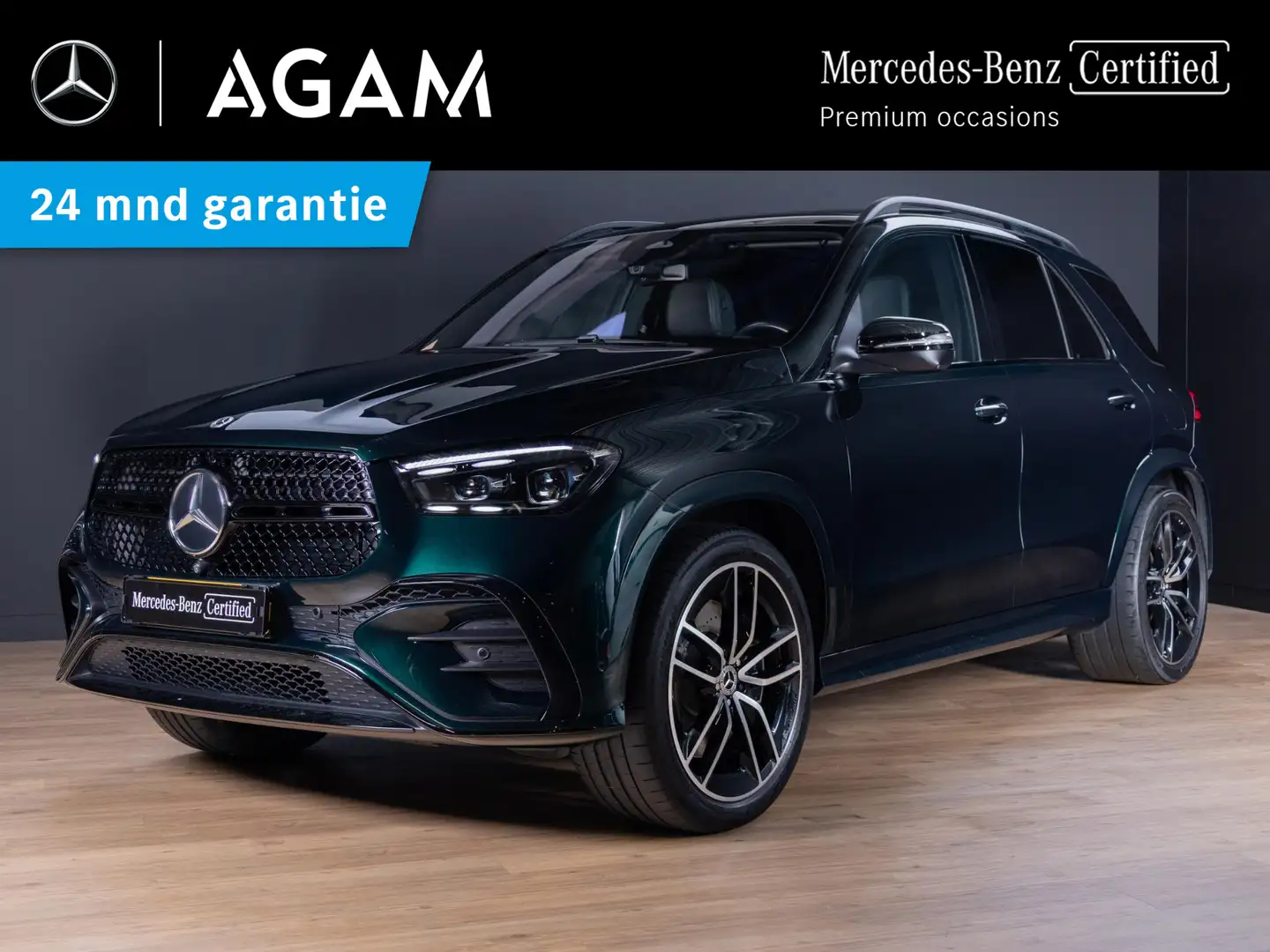 Mercedes-Benz GLE 350 de 4MATIC AMG Line Premium Panorama dak Groen - 1