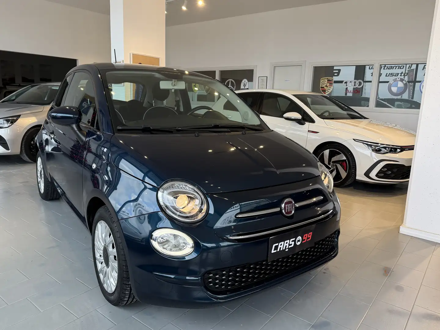 Fiat 500 1.2 BENZINA Lounge s&s 69cv my19 Bleu - 1