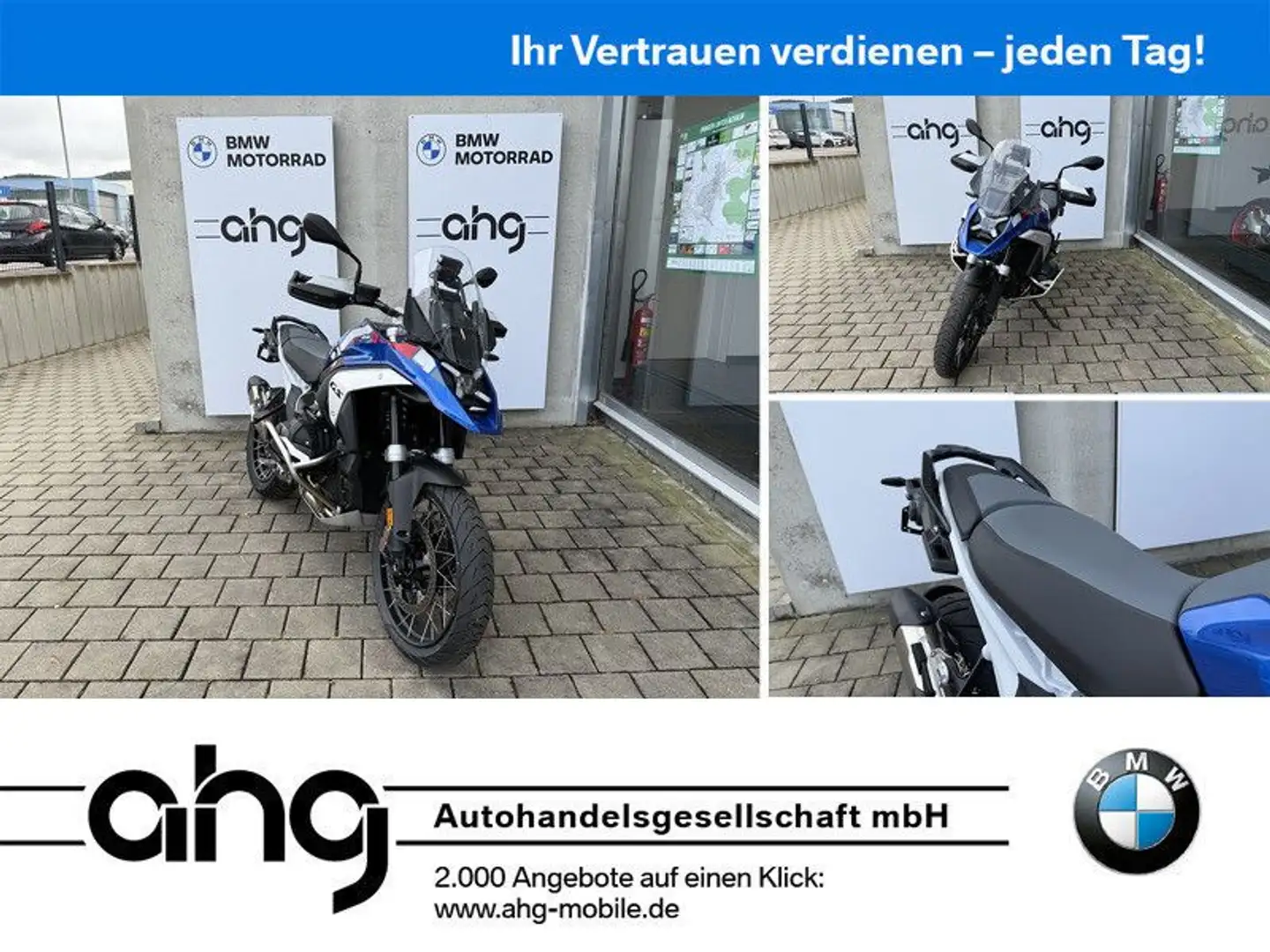 BMW R 1300 GS mit 3 Paketen und Werksgarantie, uvm. Kék - 1