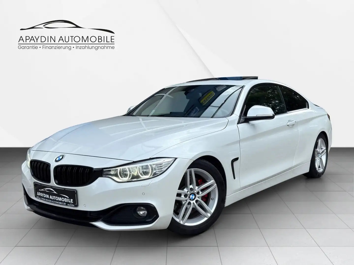 BMW 430 d xDrive Coupe Sport Aut. GSHD/AdLED/HUP/H&K Weiß - 1