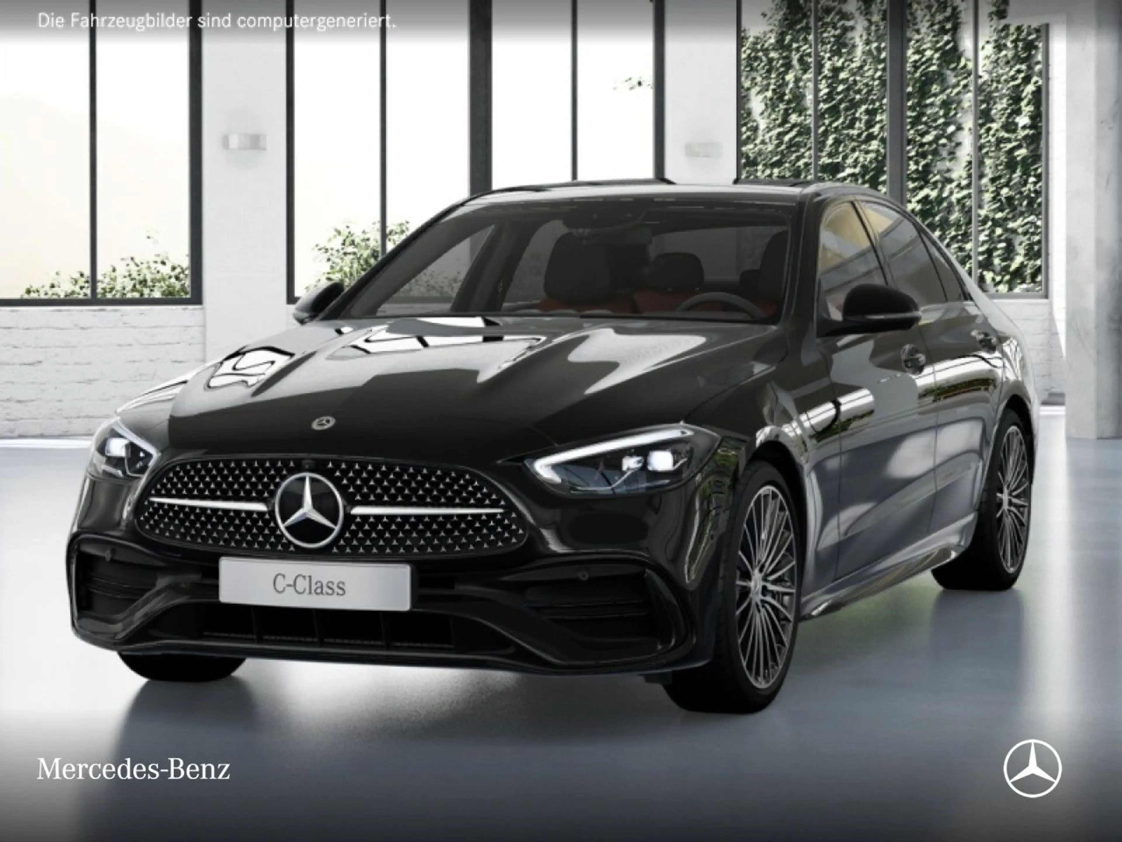 Mercedes-Benz C 180 AMG+NIGHT+PANO+360+LED+19"+TOTW+KEYLESS+9G — photo 2