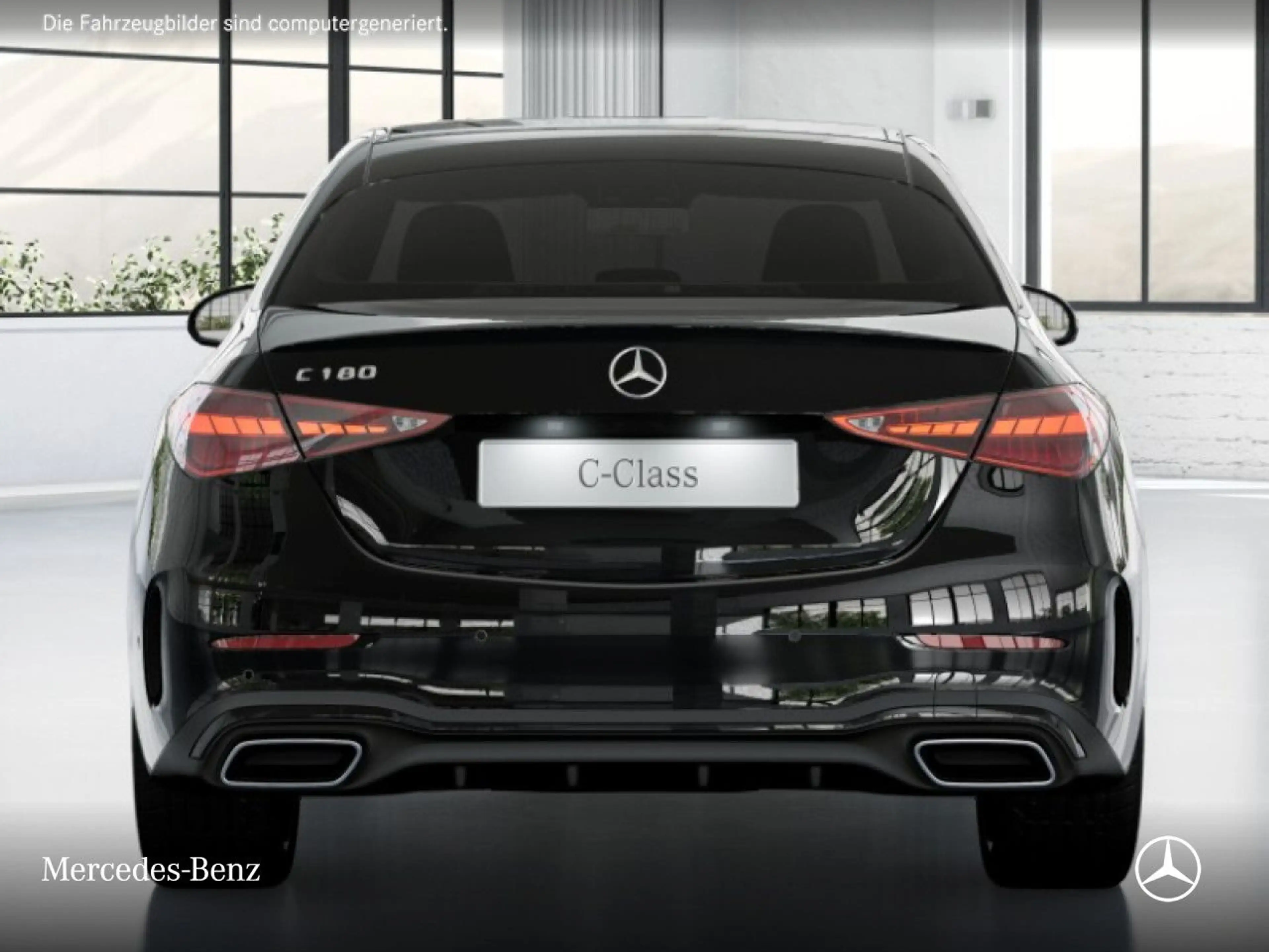Mercedes-Benz C 180 AMG+NIGHT+PANO+360+LED+19"+TOTW+KEYLESS+9G — photo 7