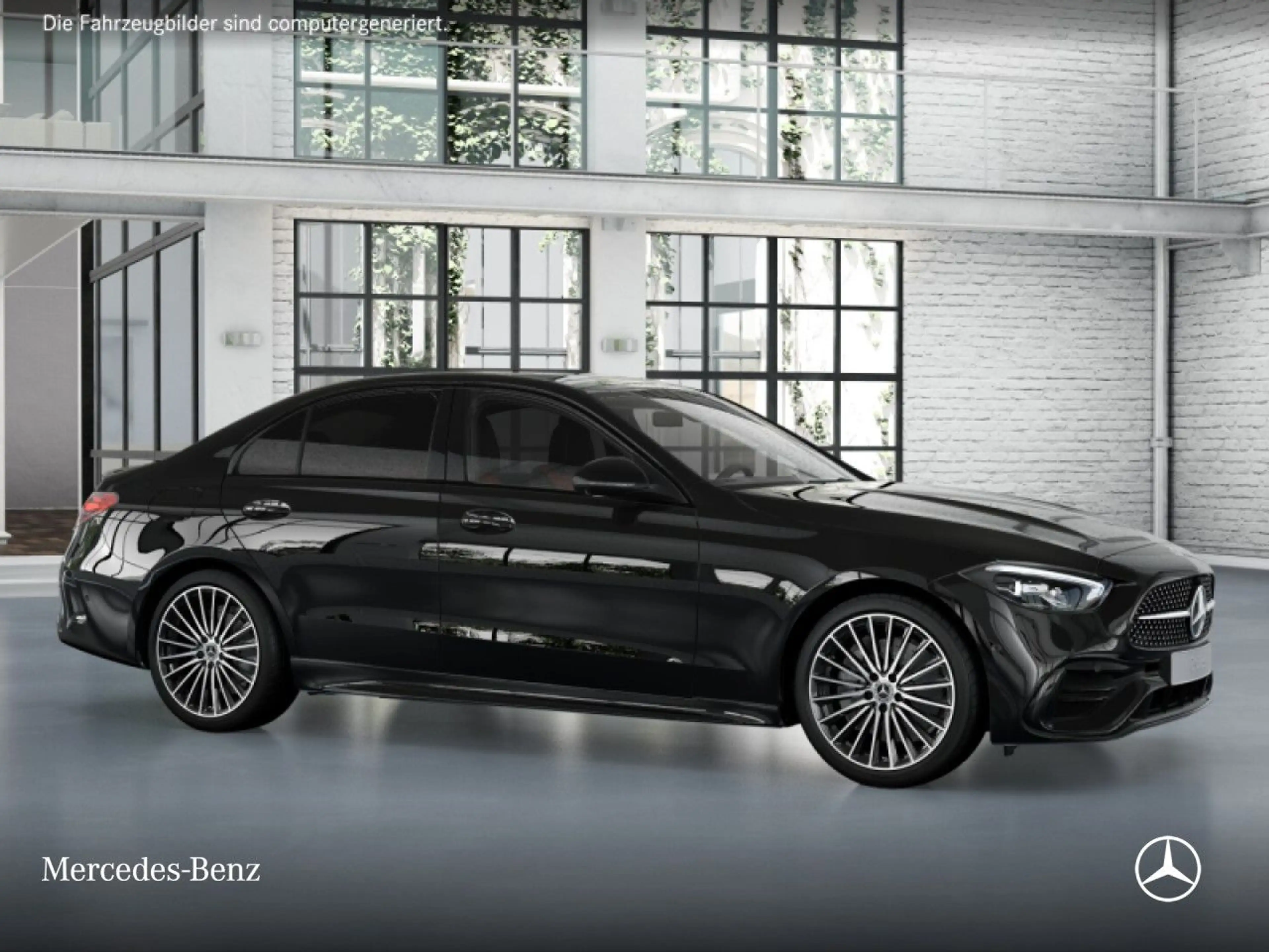 Mercedes-Benz C 180 AMG+NIGHT+PANO+360+LED+19"+TOTW+KEYLESS+9G — photo 15