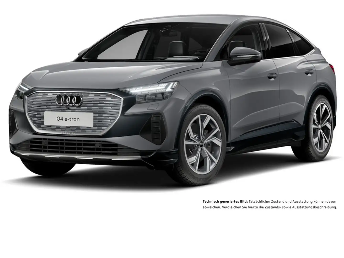 Audi Q4 e-tron Sportback 45 quattro advanced AHK LM20 Grau - 2