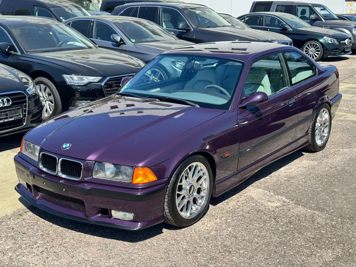 BMW M3 E36 3.0 Coupe Daytona Violett H-Kennzeichen Violet - 2