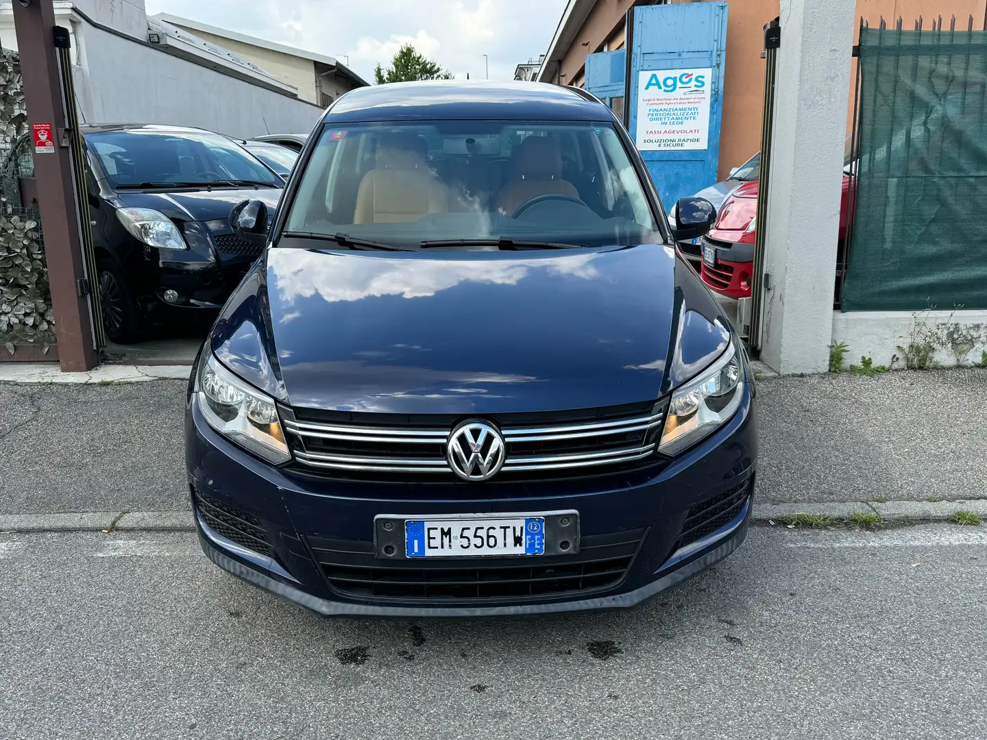 Volkswagen Tiguan 1.4 BENZINA*SOLO 46000KM*PELLE*NAVI*MANUALE* Bleu - 2