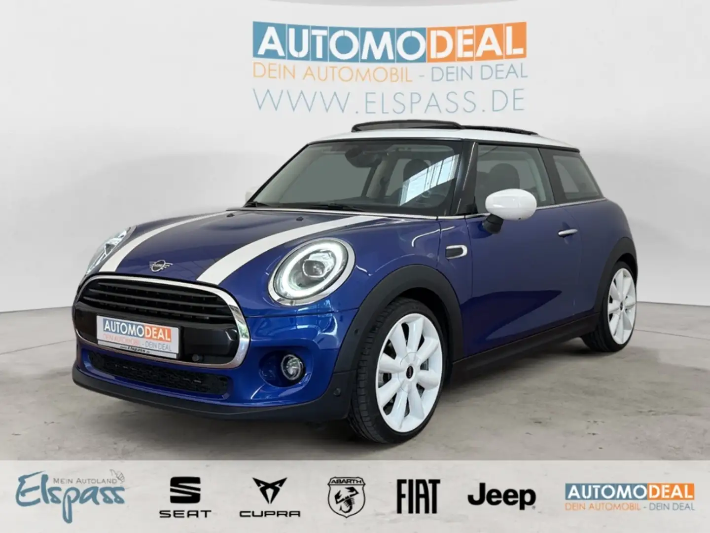 MINI Cooper AUTOMATIK LED PANODACH DIG-DISPLAY KAMERA SITZ.HZG Blau - 1