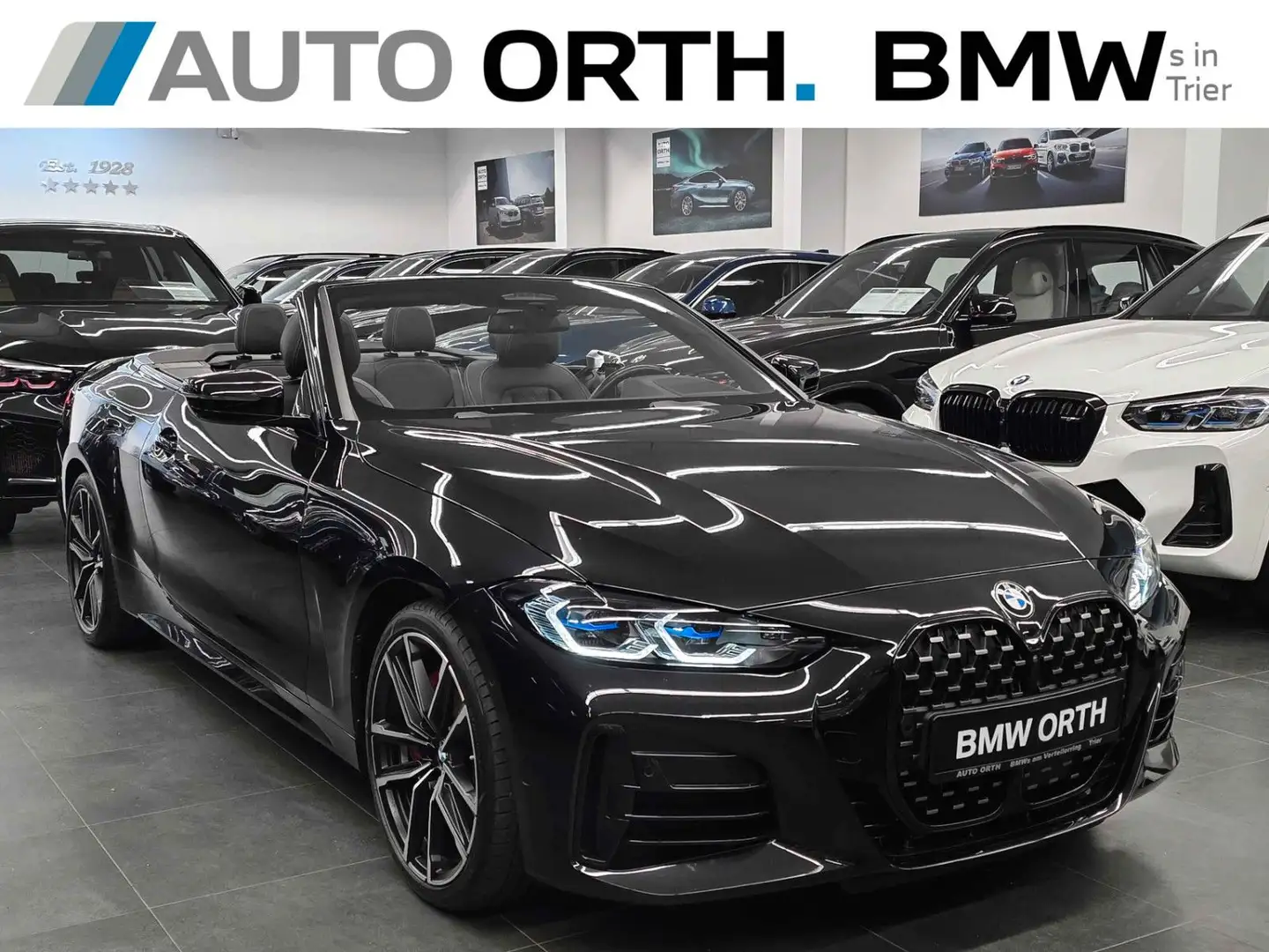 BMW M440i xDrive Cabrio M-SPORT-PRO HUD ACC SITZLÜFT Schwarz - 1