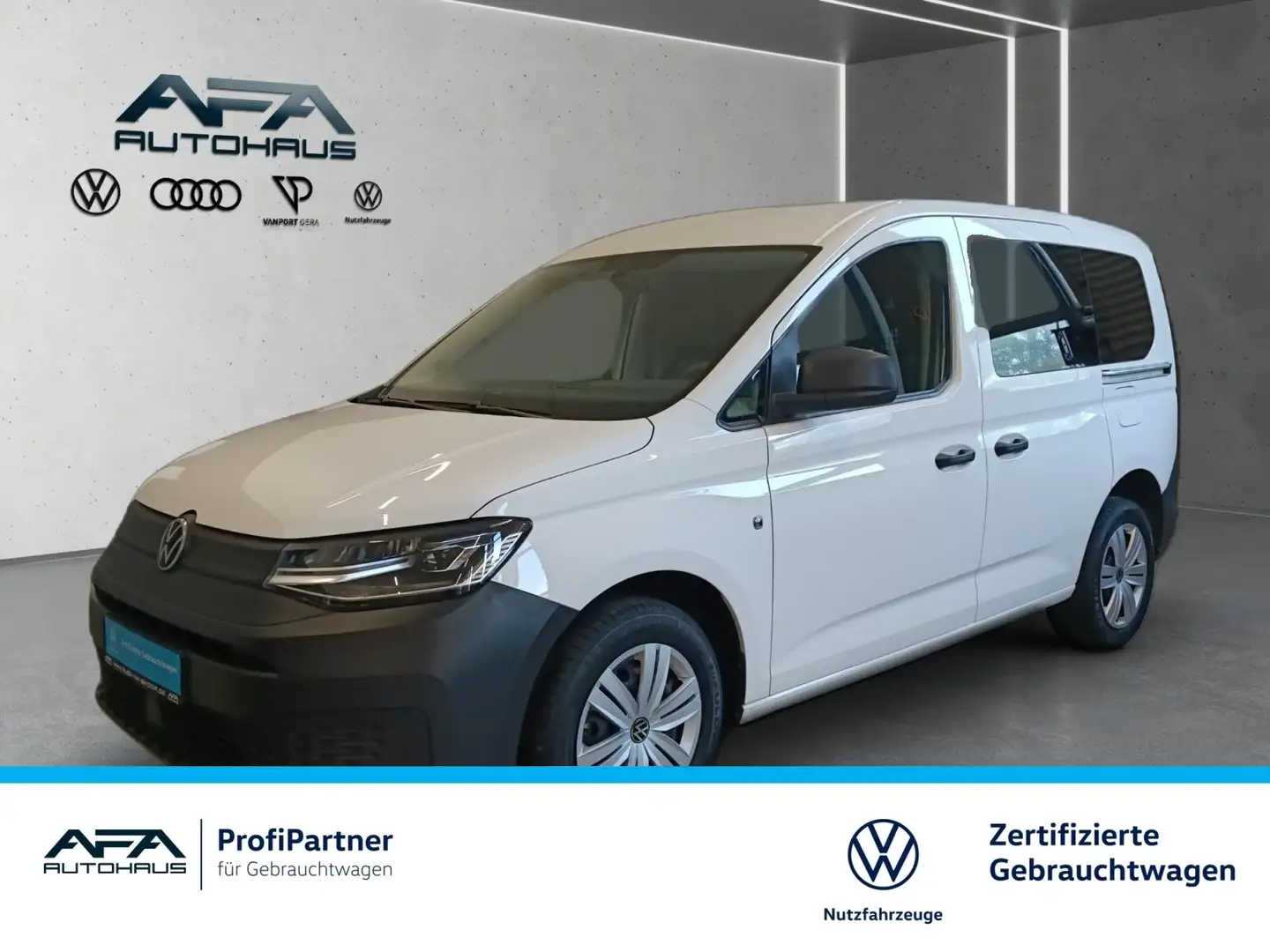 Volkswagen Caddy Cargo 2.0 TDI LED*Klima*SHZ Wit - 1