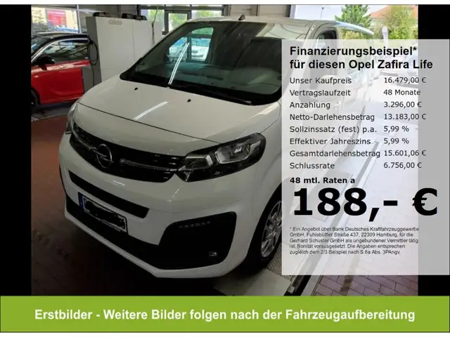 Opel Zafira Life lang 9-Sitzer 1.5D*StandHzg Tempom