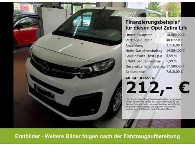 Opel Zafira Life lang 9-Sitzer 1.5D*StandHzg Tempom