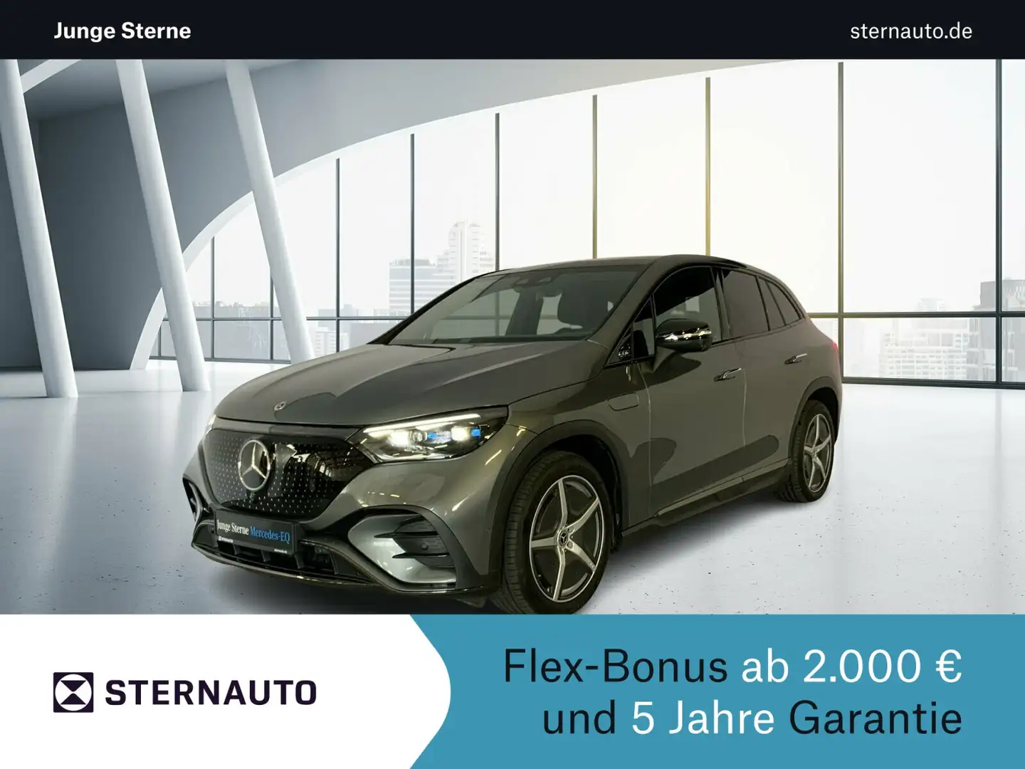 Mercedes-Benz EQE 350 EQE 350+ SUV AMG Night Pano AHK DISTRO DigiLight Gris - 1