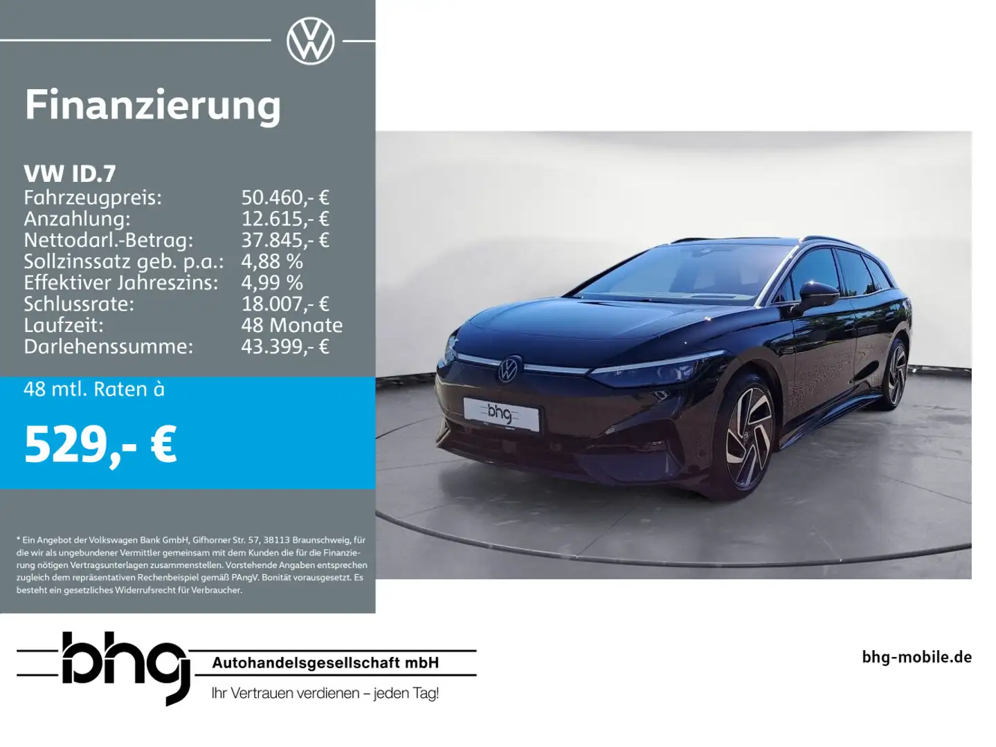 Volkswagen ID.7 Tourer Pro AHK Kamera Harman Schwarz - 1