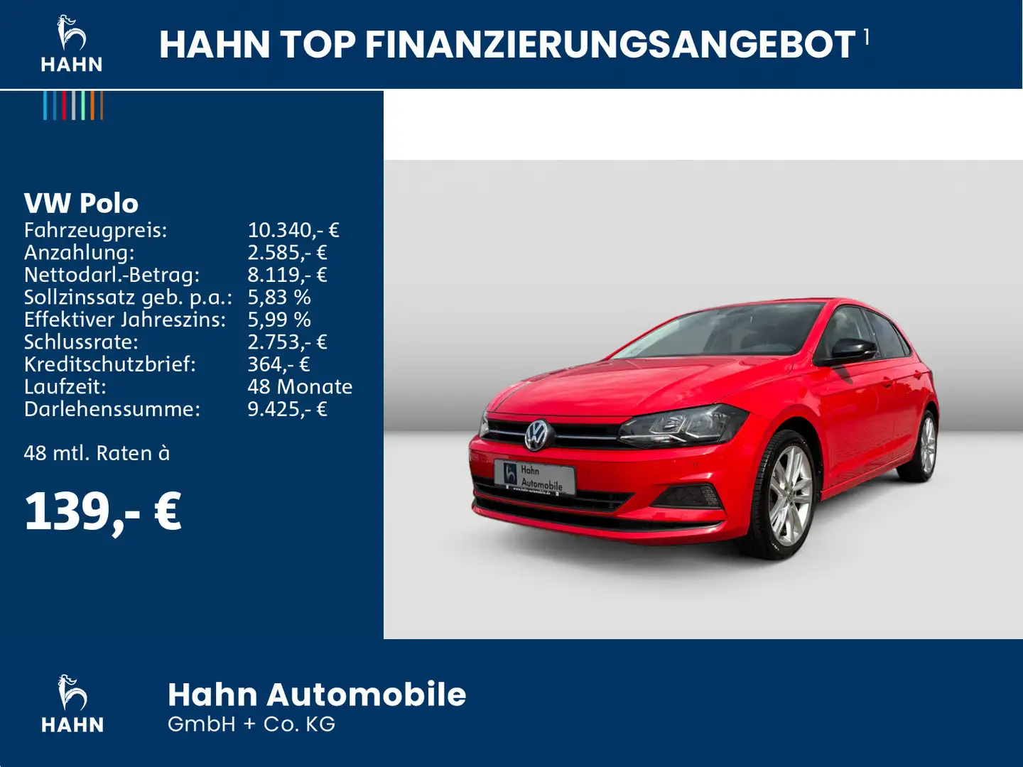 Volkswagen Polo 1.0TSI beats PDC SHZ Navi Rouge - 2