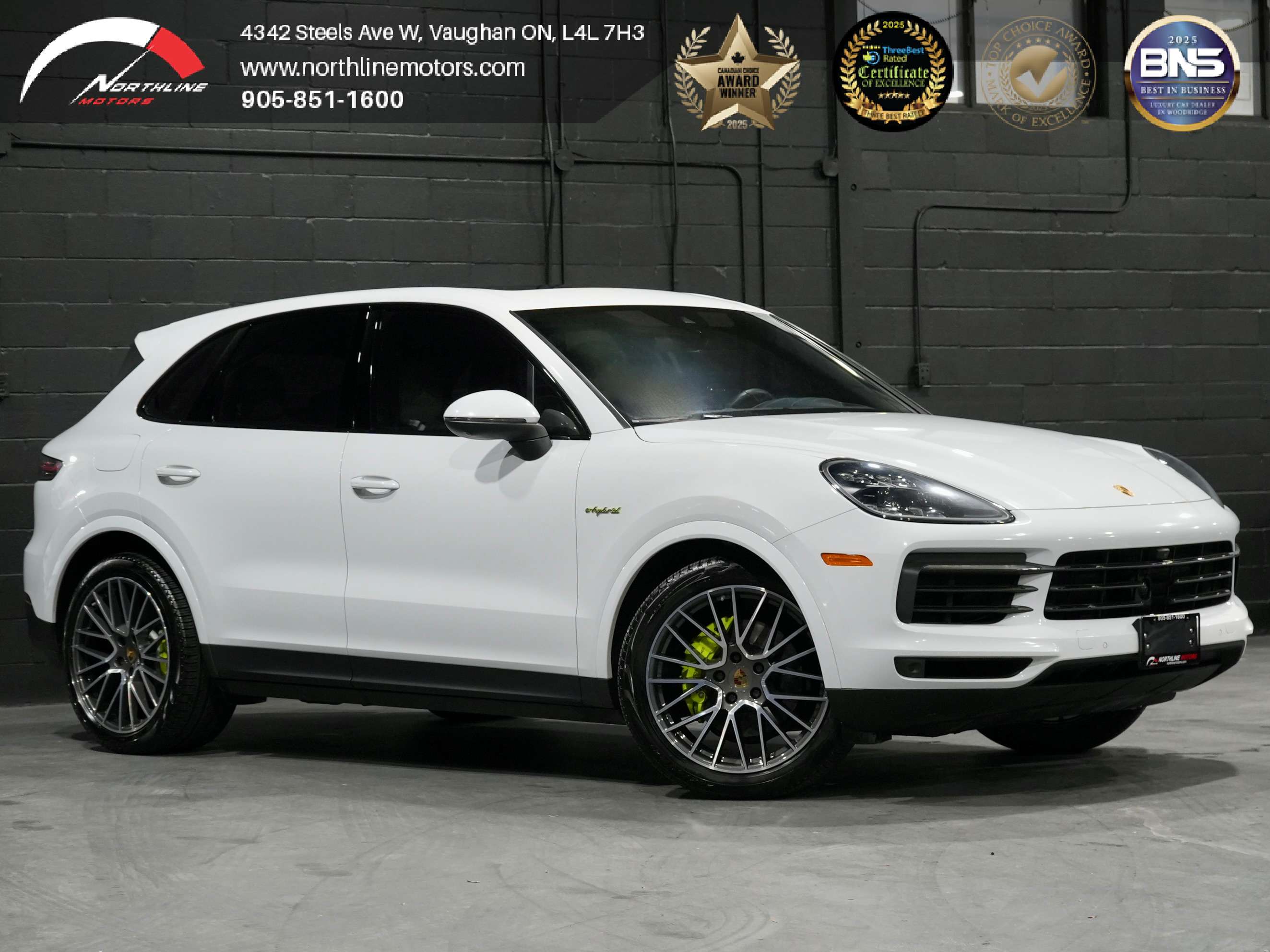White 2019 Porsche Cayenne E-Hybrid AWD SUV / Crossover All-Wheel Drive 8-Speed Automatic