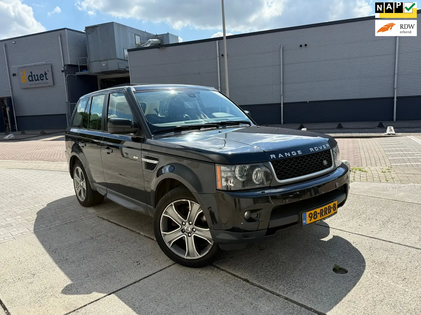 Land Rover Range Rover Sport 3.0 TdV6 Autobiography DAK Leer Stoelen AUTOMAAT C Zwart - 1