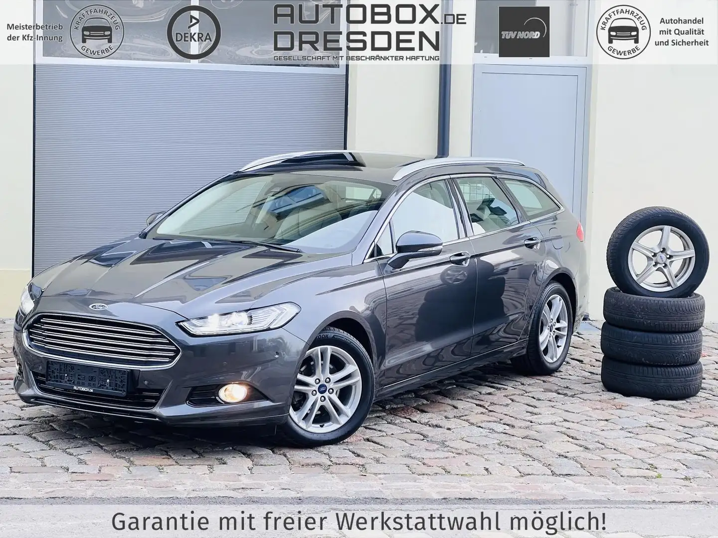 Ford Mondeo 2.0 TDCi AWD Titanium +CAM+LED+PANO+NAVI+ Grau - 1