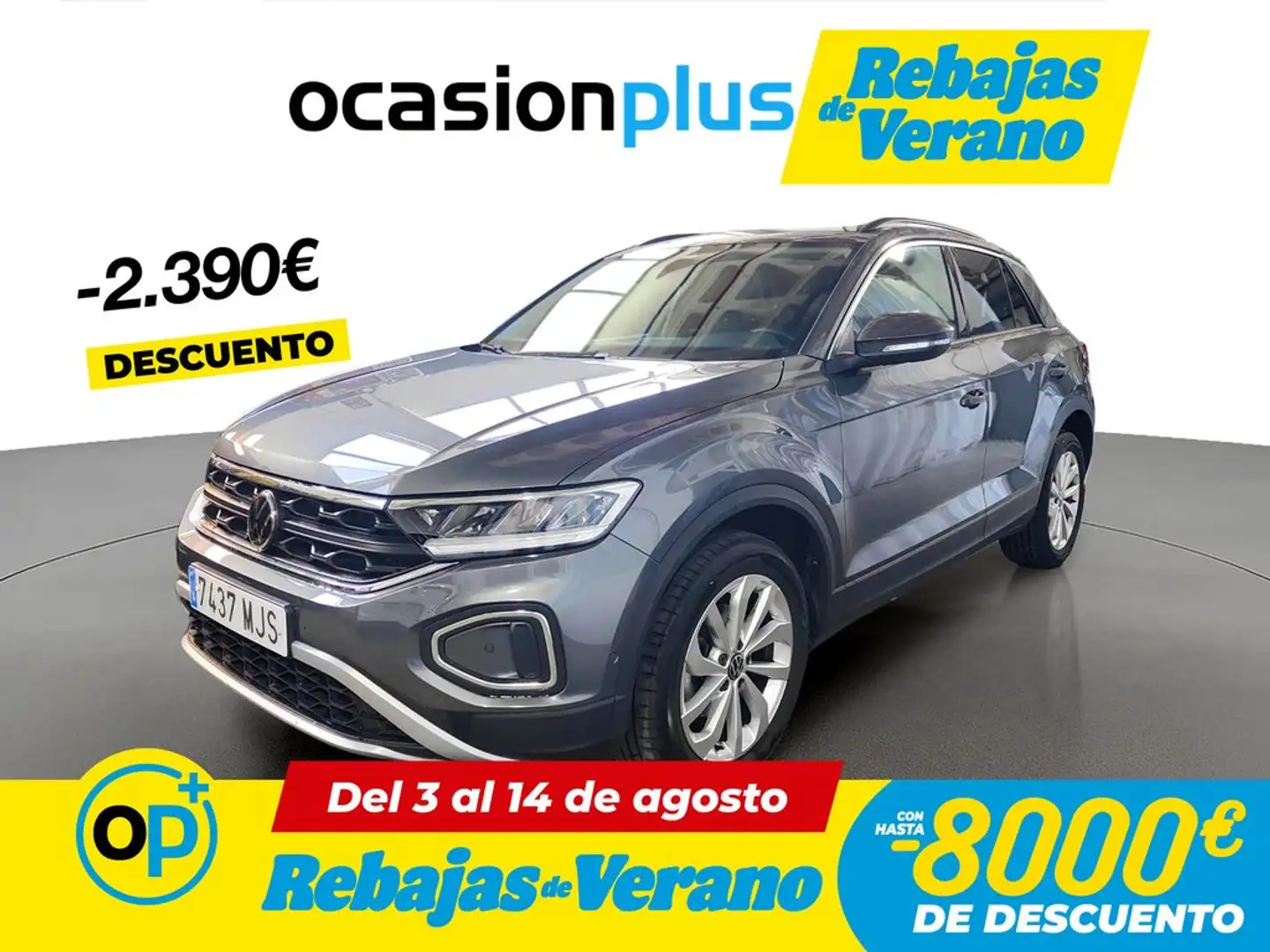 Volkswagen T-Roc 1.5 TSI Life 110KW Gris - 1