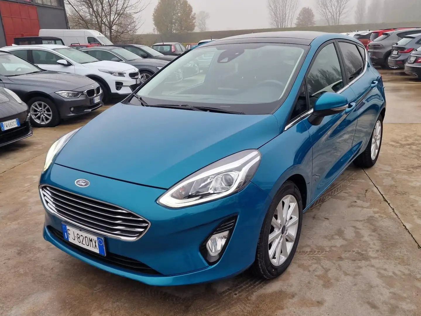 Ford Fiesta Fiesta 5p 1.0 100cv UNICO PROPRIETARIO TETTO FULL Blau - 2