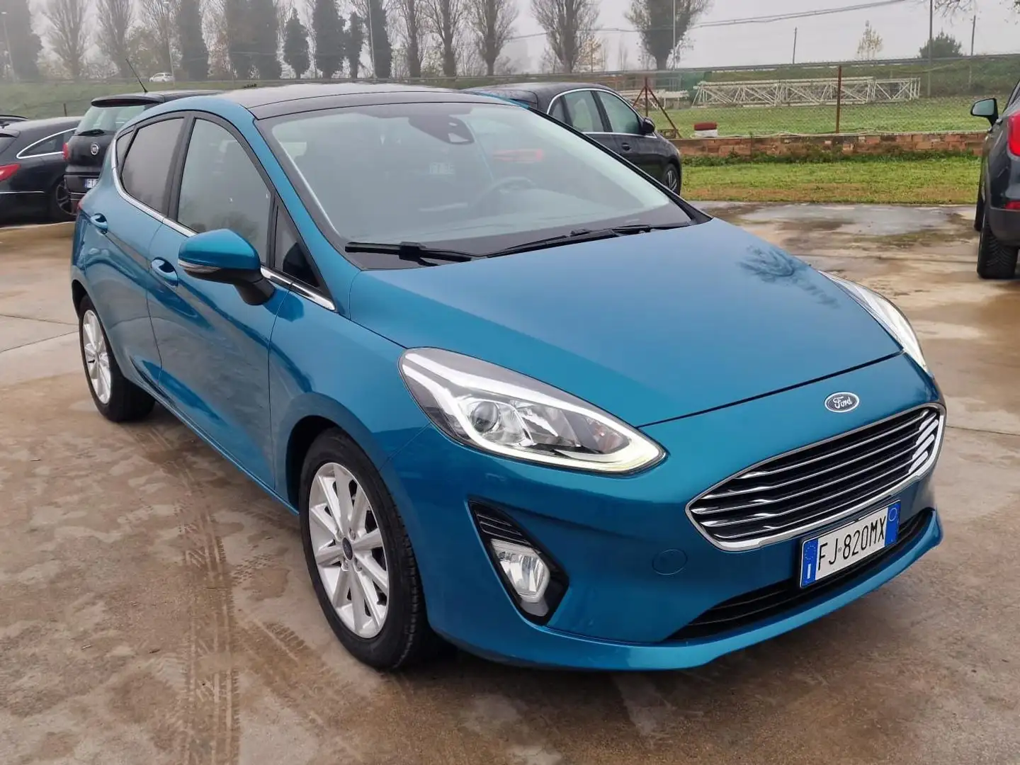 Ford Fiesta Fiesta 5p 1.0 100cv UNICO PROPRIETARIO TETTO FULL Blau - 1